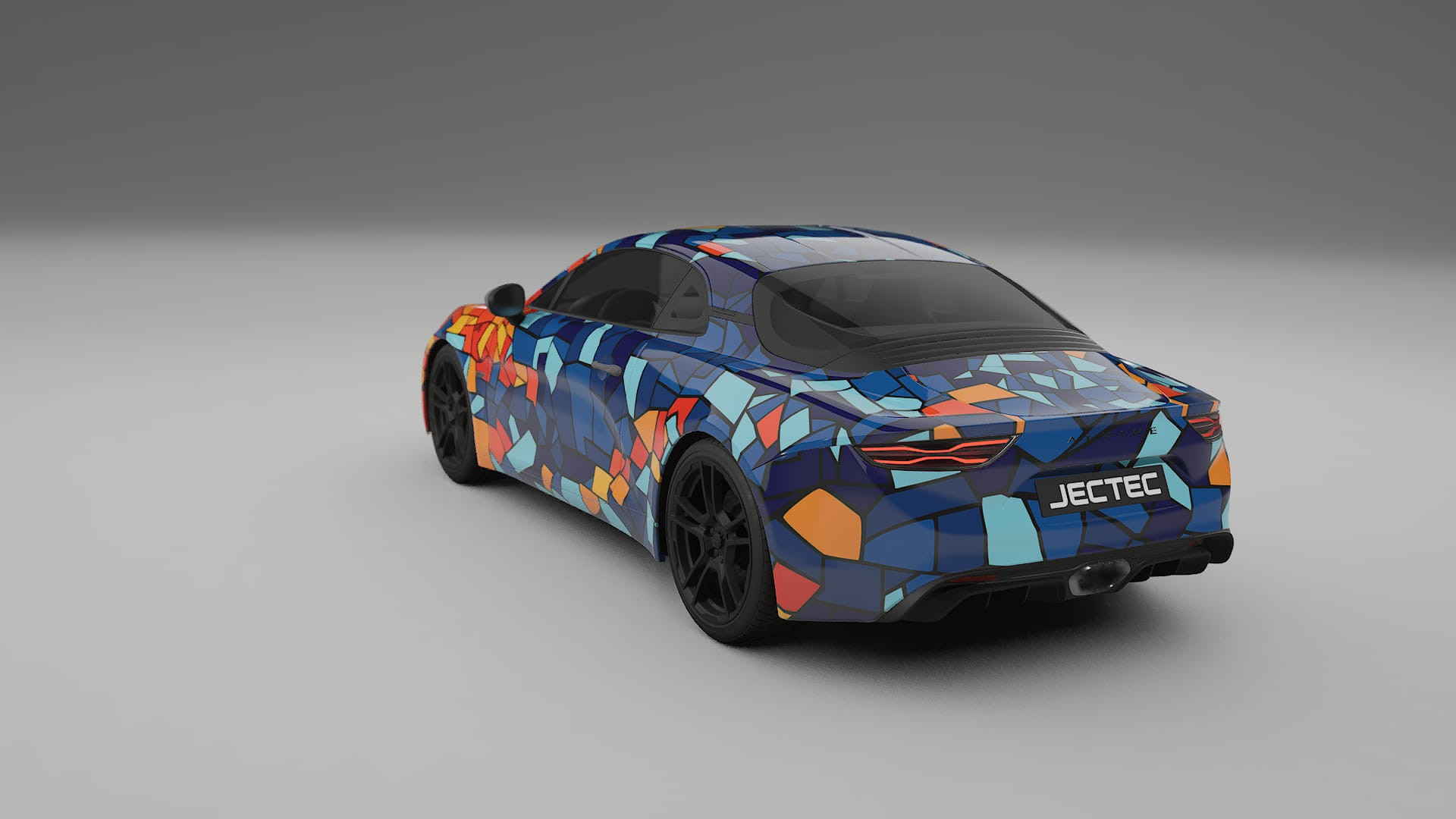 Renault Alpine A110 BARCELONA – Kit Wrap PPF Personalizat din Folie de Poliuretan Imprimabilă