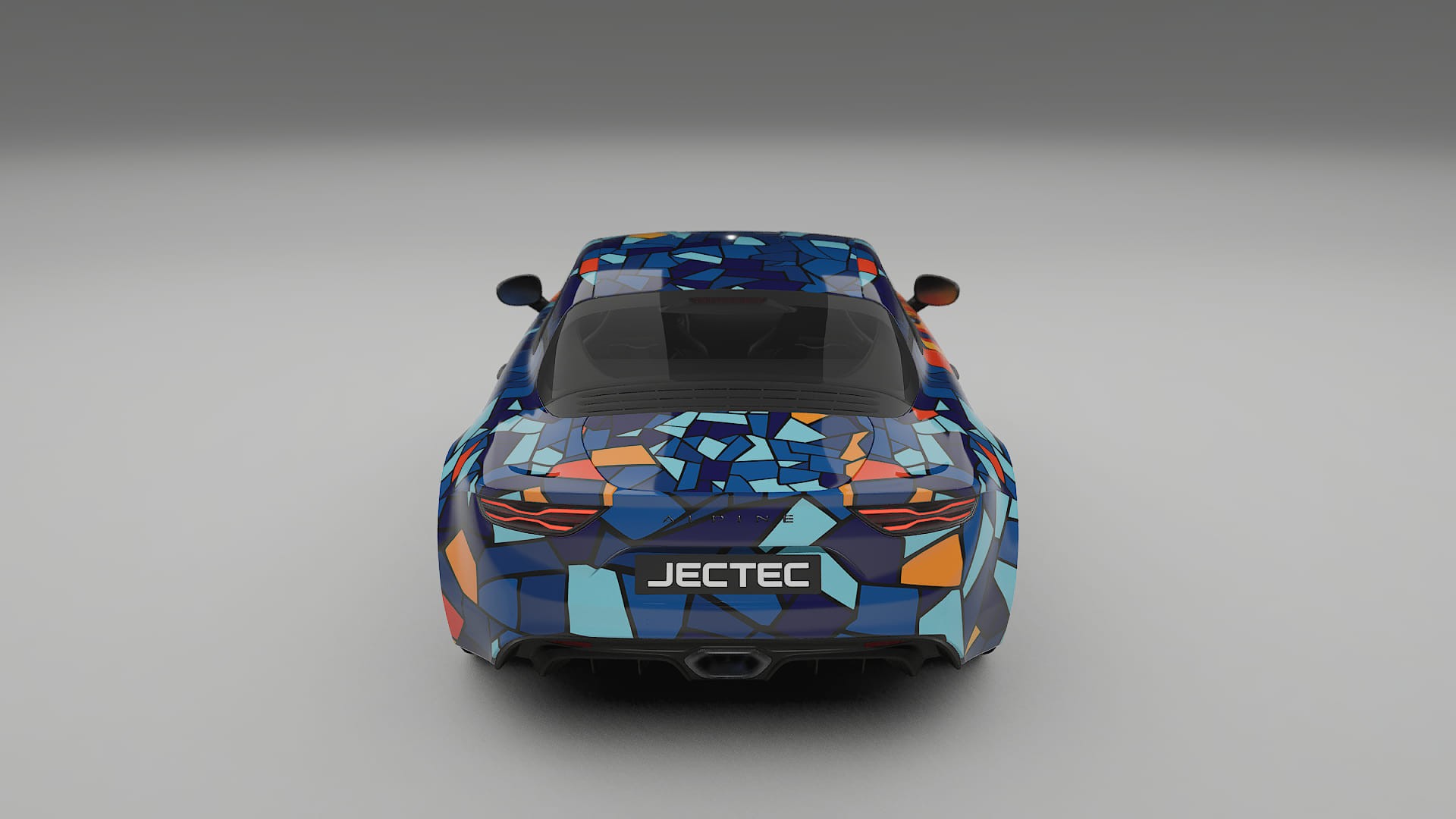Renault Alpine A110 BARCELONA – Kit Wrap PPF Personalizat din Folie de Poliuretan Imprimabilă