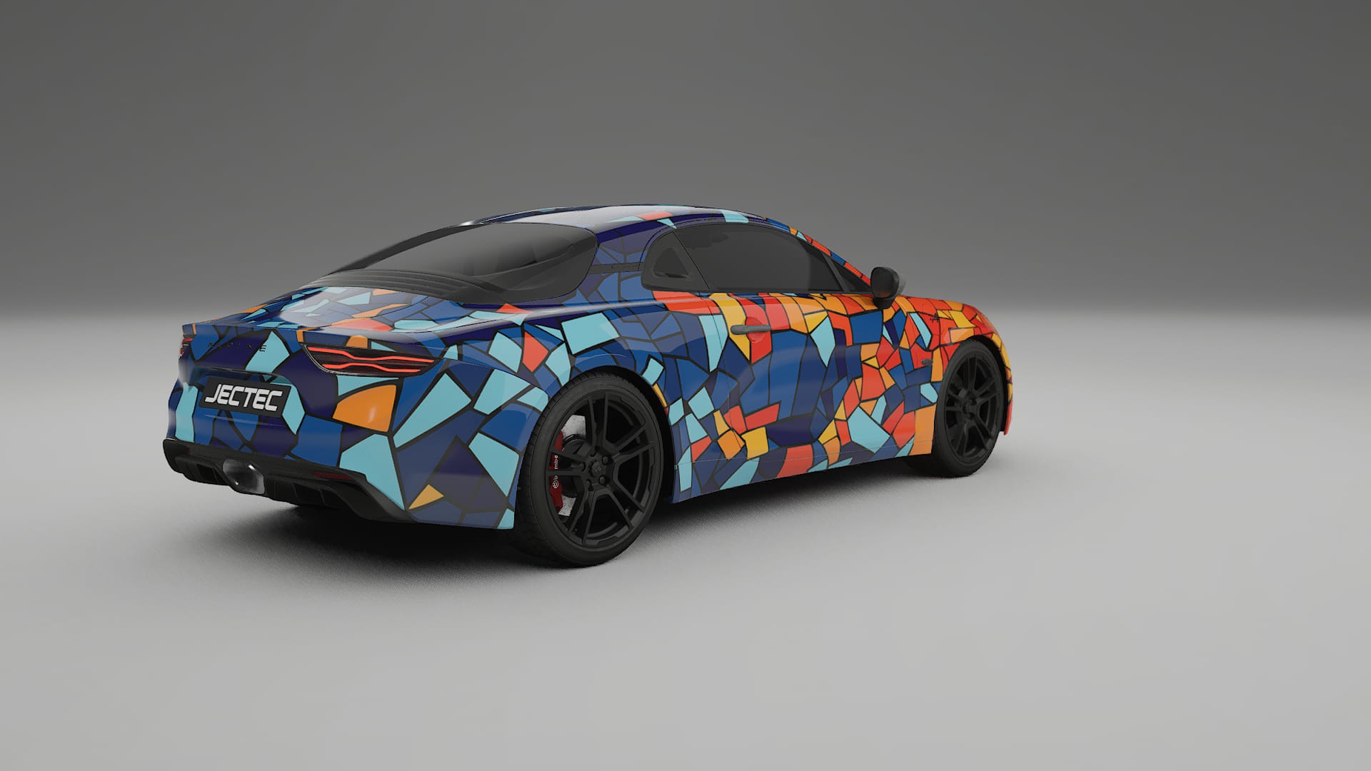 Renault Alpine A110 BARCELONA – Kit Wrap PPF Personalizat din Folie de Poliuretan Imprimabilă
