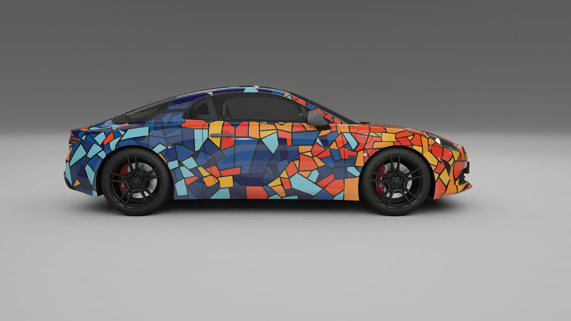 Renault Alpine A110 BARCELONA – Kit Wrap PPF Personalizat din Folie de Poliuretan Imprimabilă