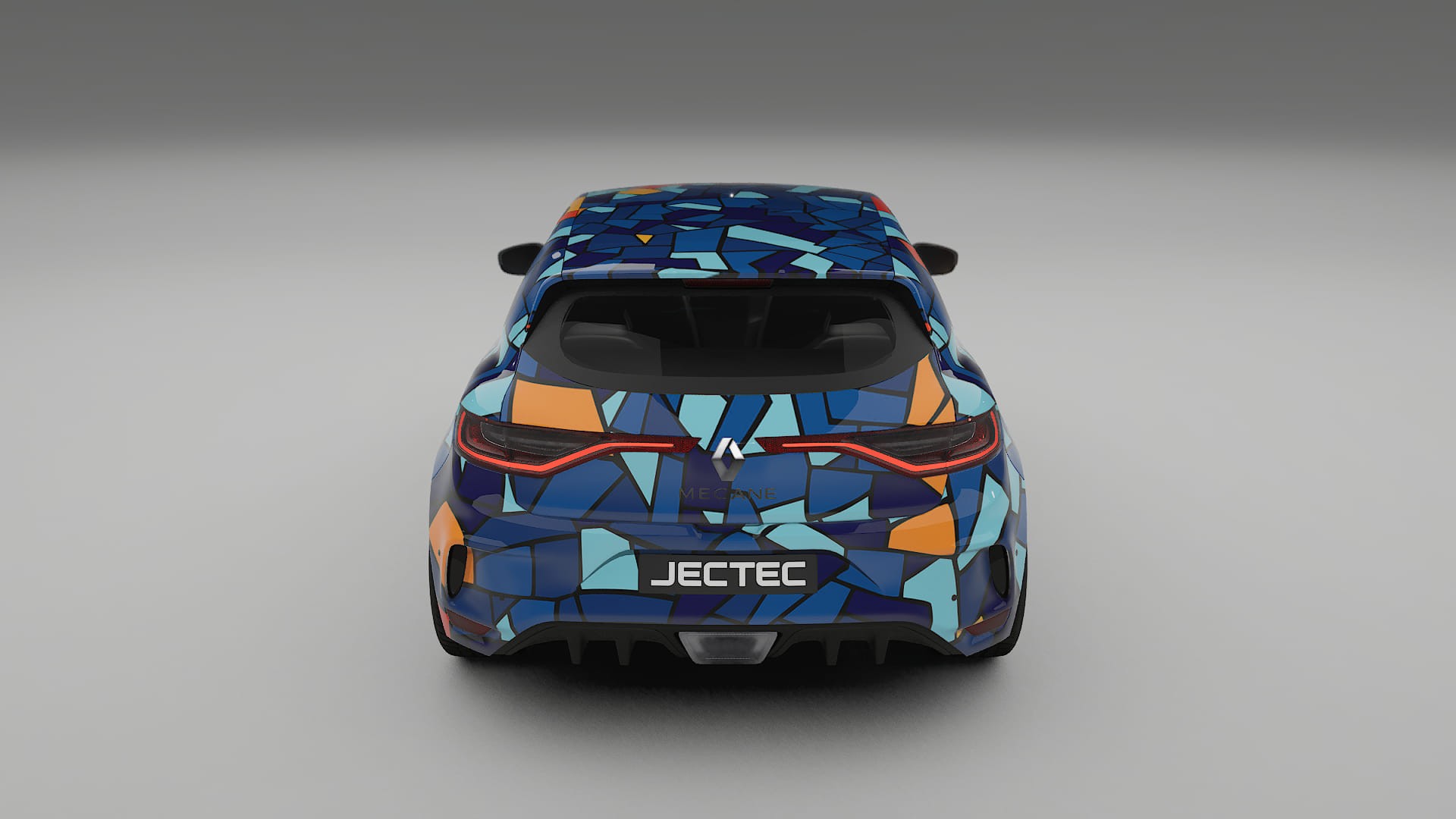 Renault Megane RS IV BARCELONA – Kit Wrap PPF Personalizat din Folie de Poliuretan Imprimabilă