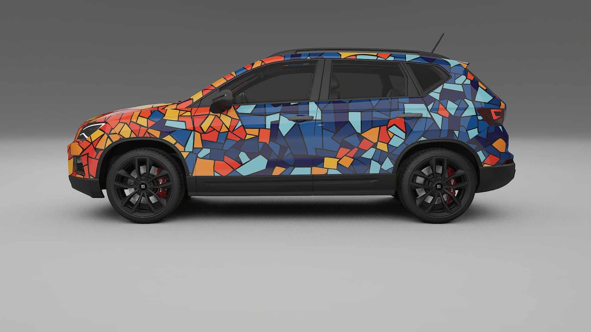 Seat Ateca KH7 BARCELONA – Kit Wrap PPF Personalizat din Folie de Poliuretan Imprimabilă