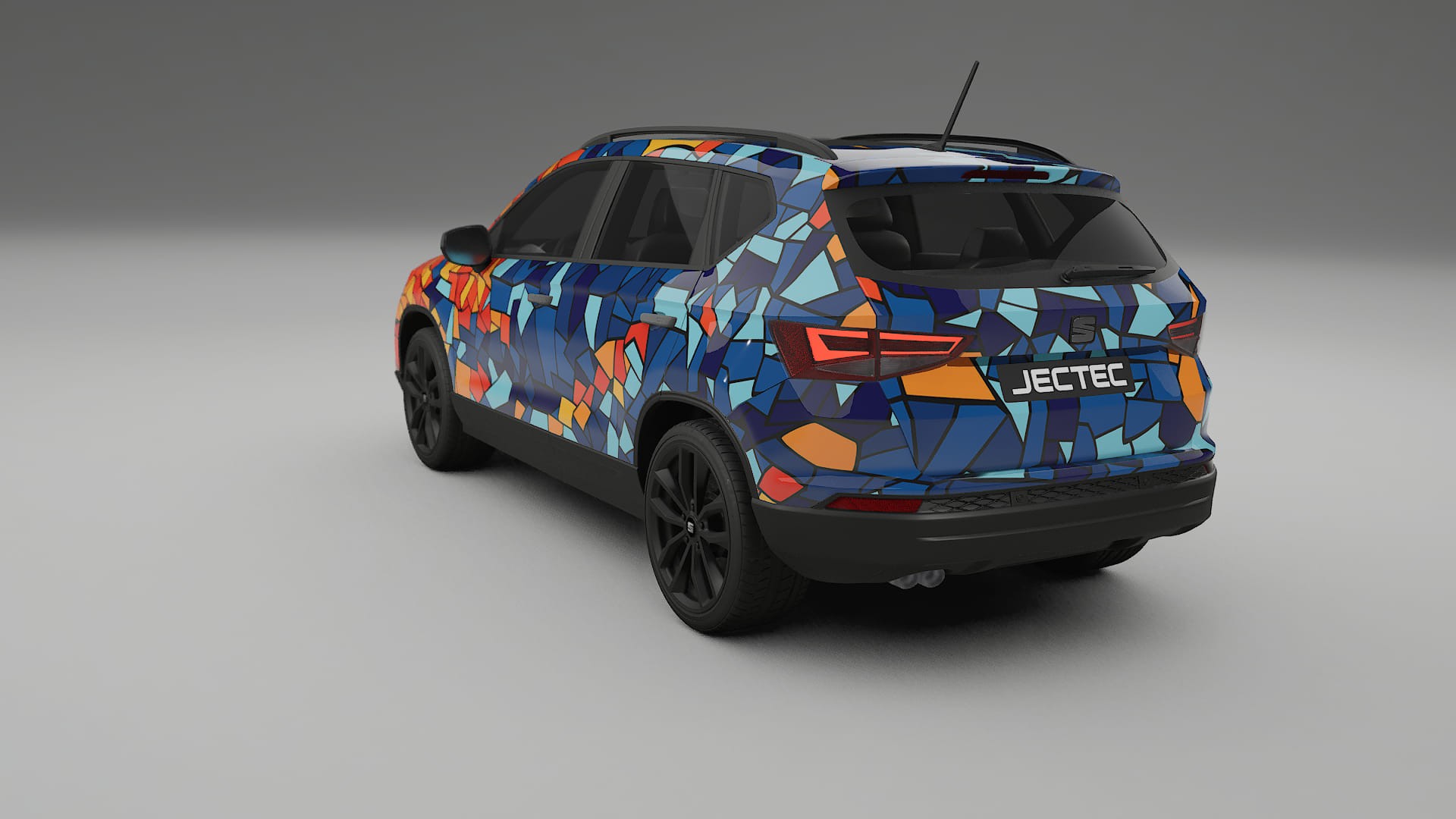 Seat Ateca KH7 BARCELONA – Kit Wrap PPF Personalizat din Folie de Poliuretan Imprimabilă