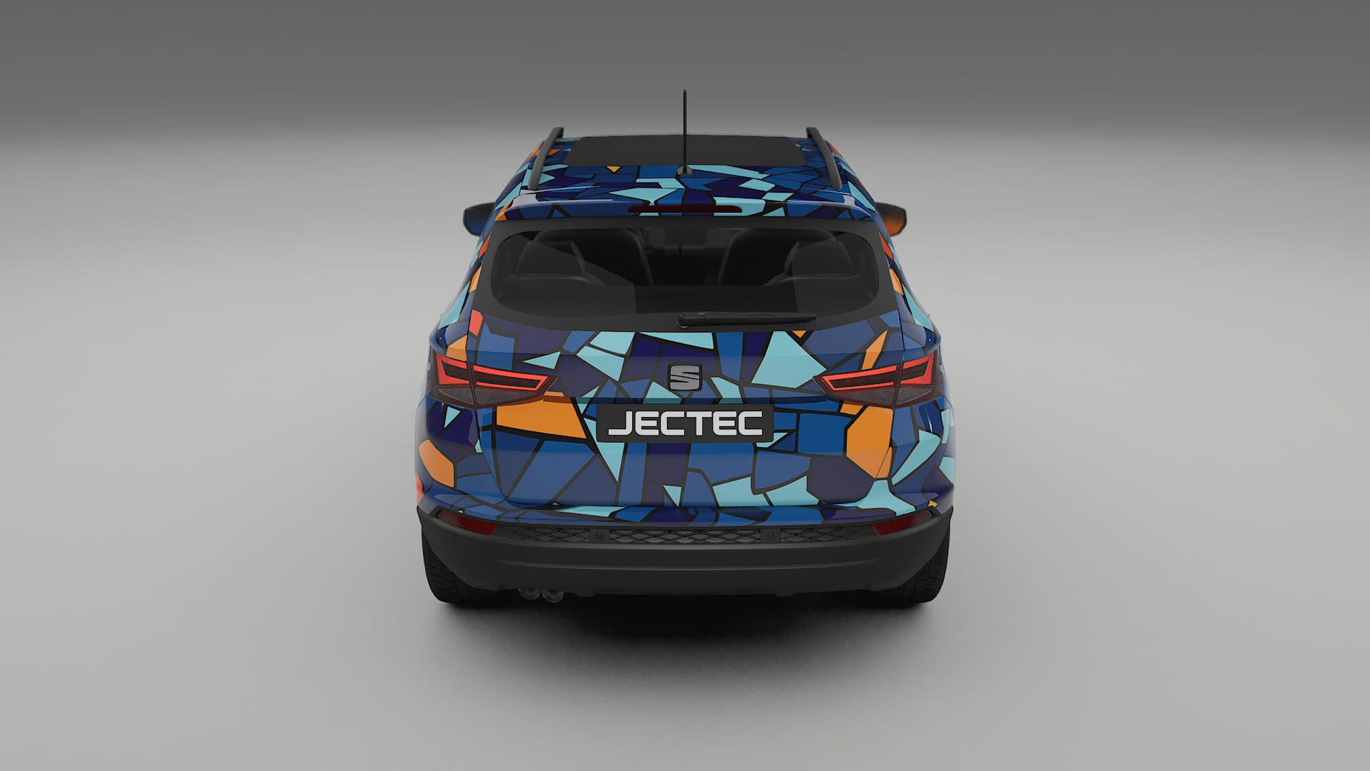 Seat Ateca KH7 BARCELONA – Kit Wrap PPF Personalizat din Folie de Poliuretan Imprimabilă