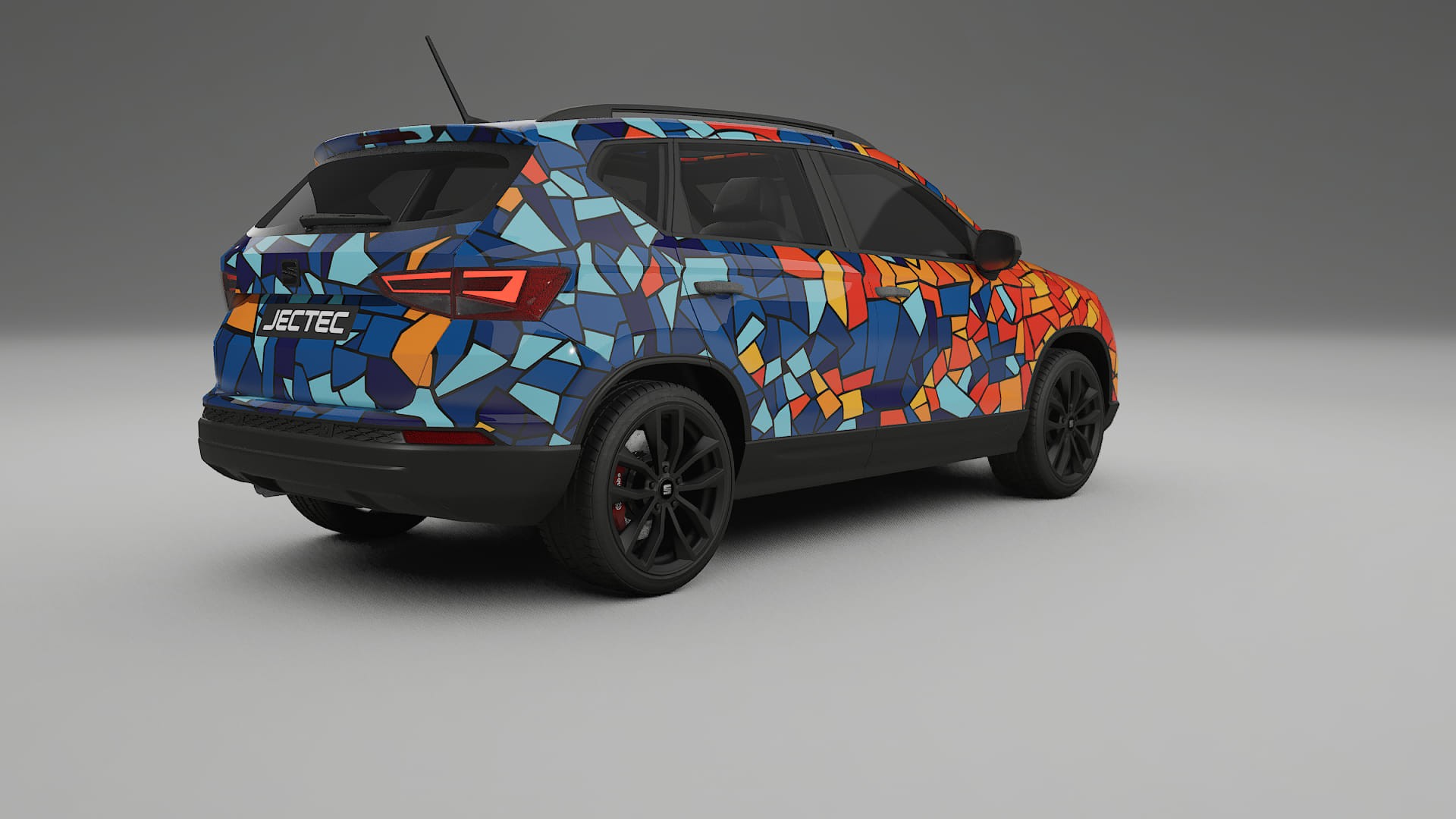 Seat Ateca KH7 BARCELONA – Kit Wrap PPF Personalizat din Folie de Poliuretan Imprimabilă