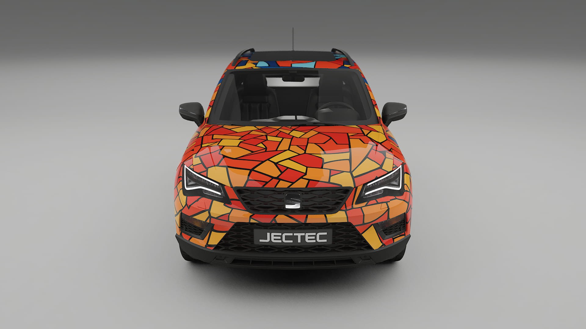 Seat Ateca KH7 BARCELONA – Kit Wrap PPF Personalizat din Folie de Poliuretan Imprimabilă
