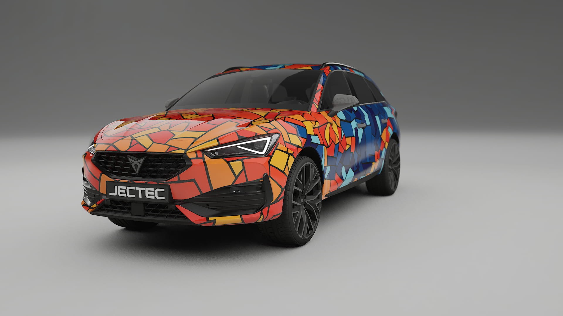 Seat Leon Cupra KL BARCELONA – Kit Wrap PPF Personalizat din Folie de Poliuretan Imprimabilă