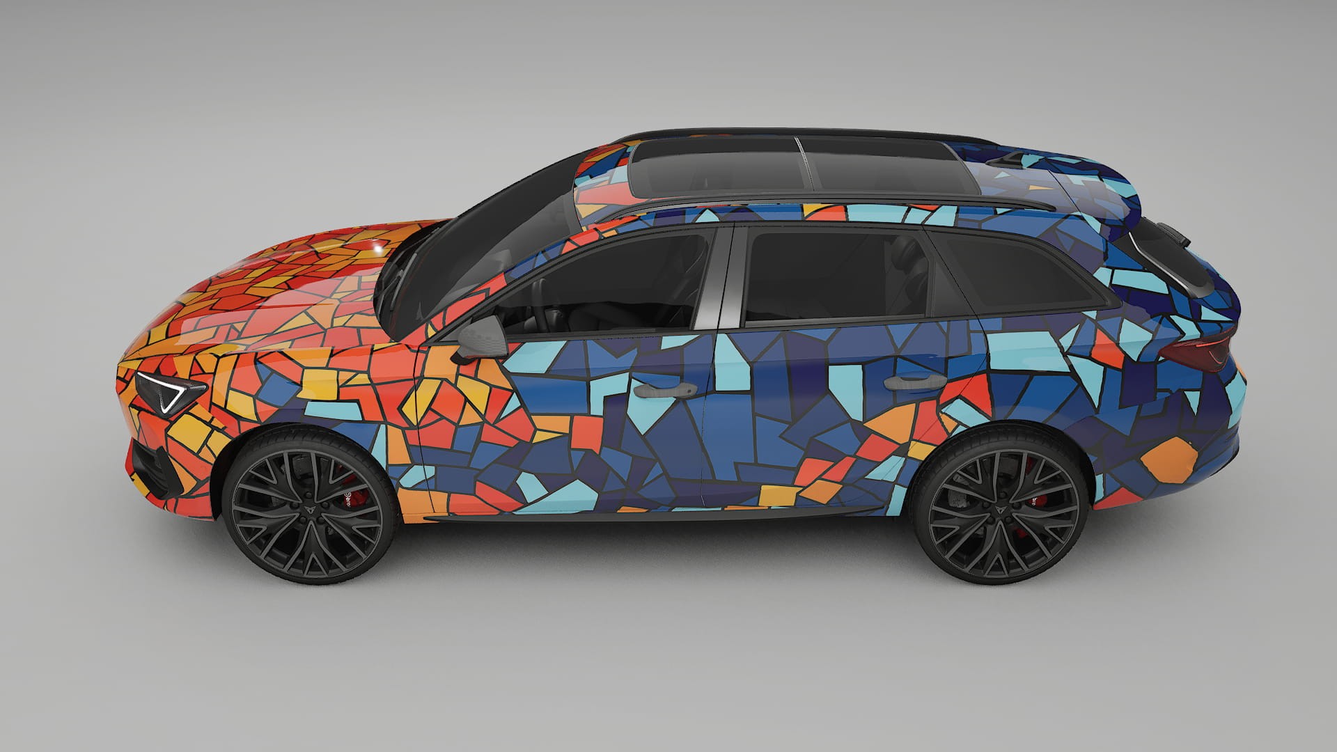 Seat Leon Cupra KL BARCELONA – Kit Wrap PPF Personalizat din Folie de Poliuretan Imprimabilă
