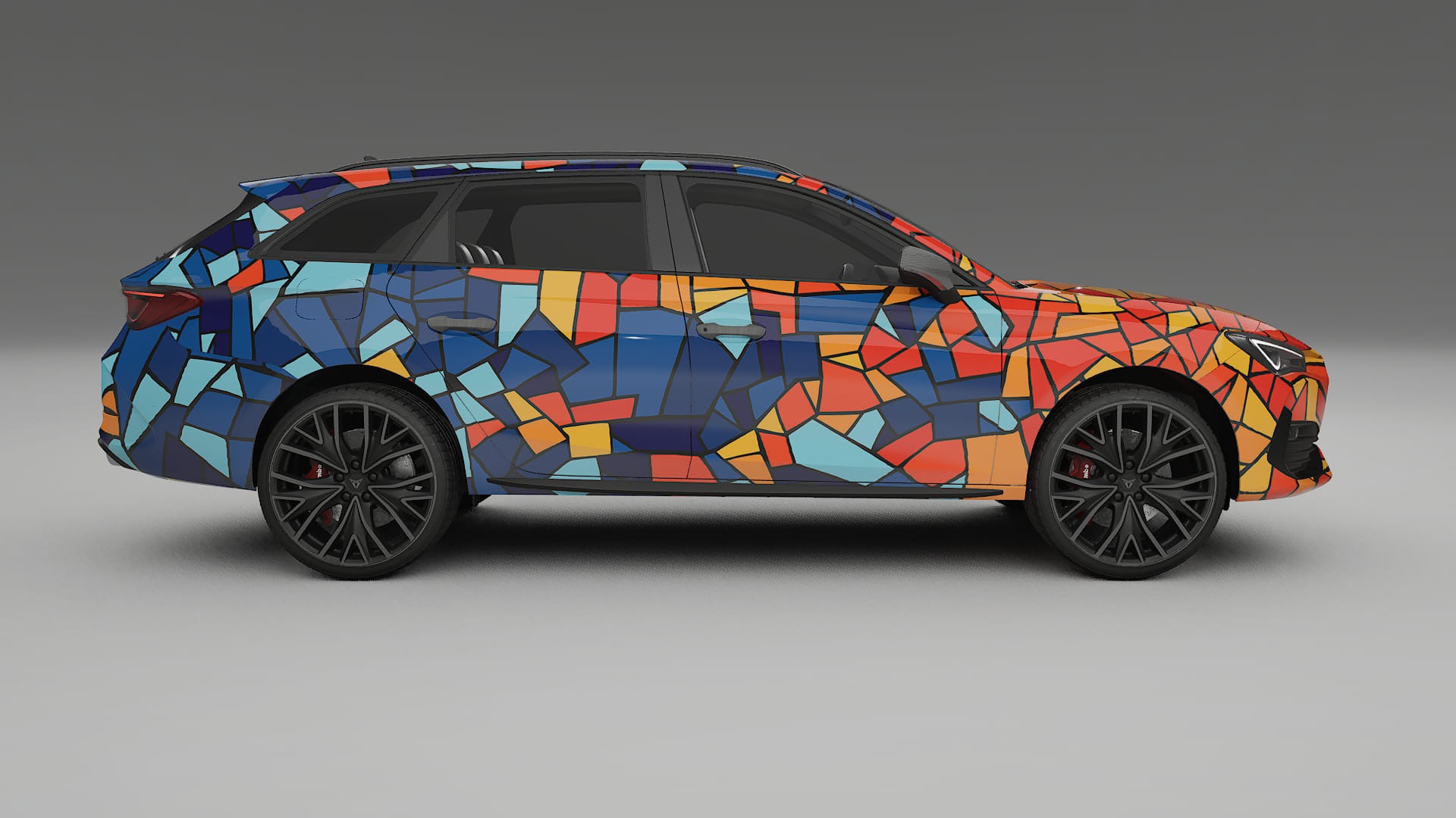 Seat Leon Cupra KL BARCELONA – Kit Wrap PPF Personalizat din Folie de Poliuretan Imprimabilă
