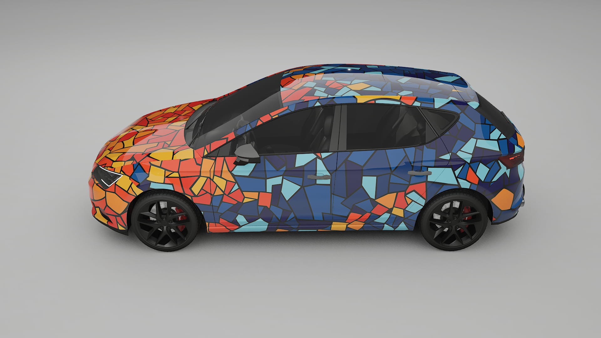 Seat Leon FR 5F BARCELONA – Kit Wrap PPF Personalizat din Folie de Poliuretan Imprimabilă