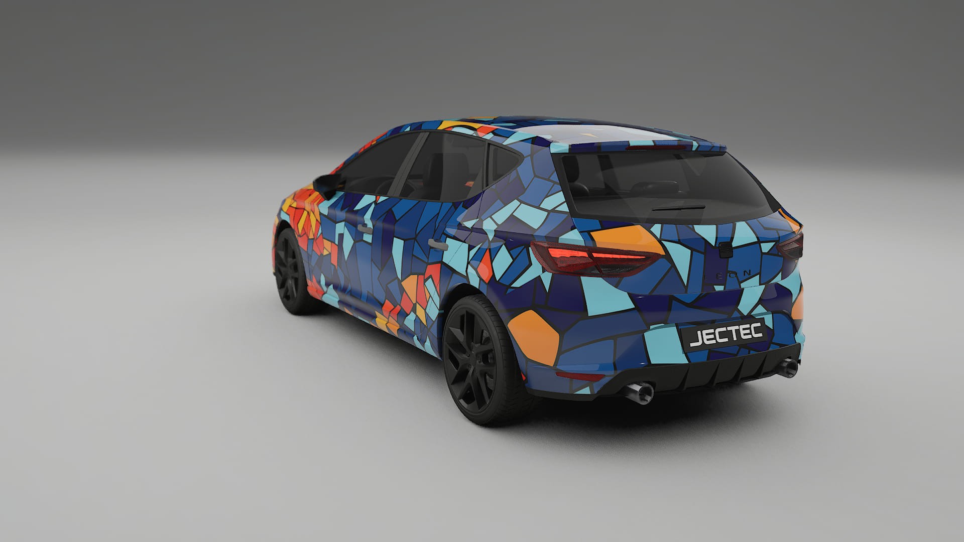 Seat Leon FR 5F BARCELONA – Kit Wrap PPF Personalizat din Folie de Poliuretan Imprimabilă