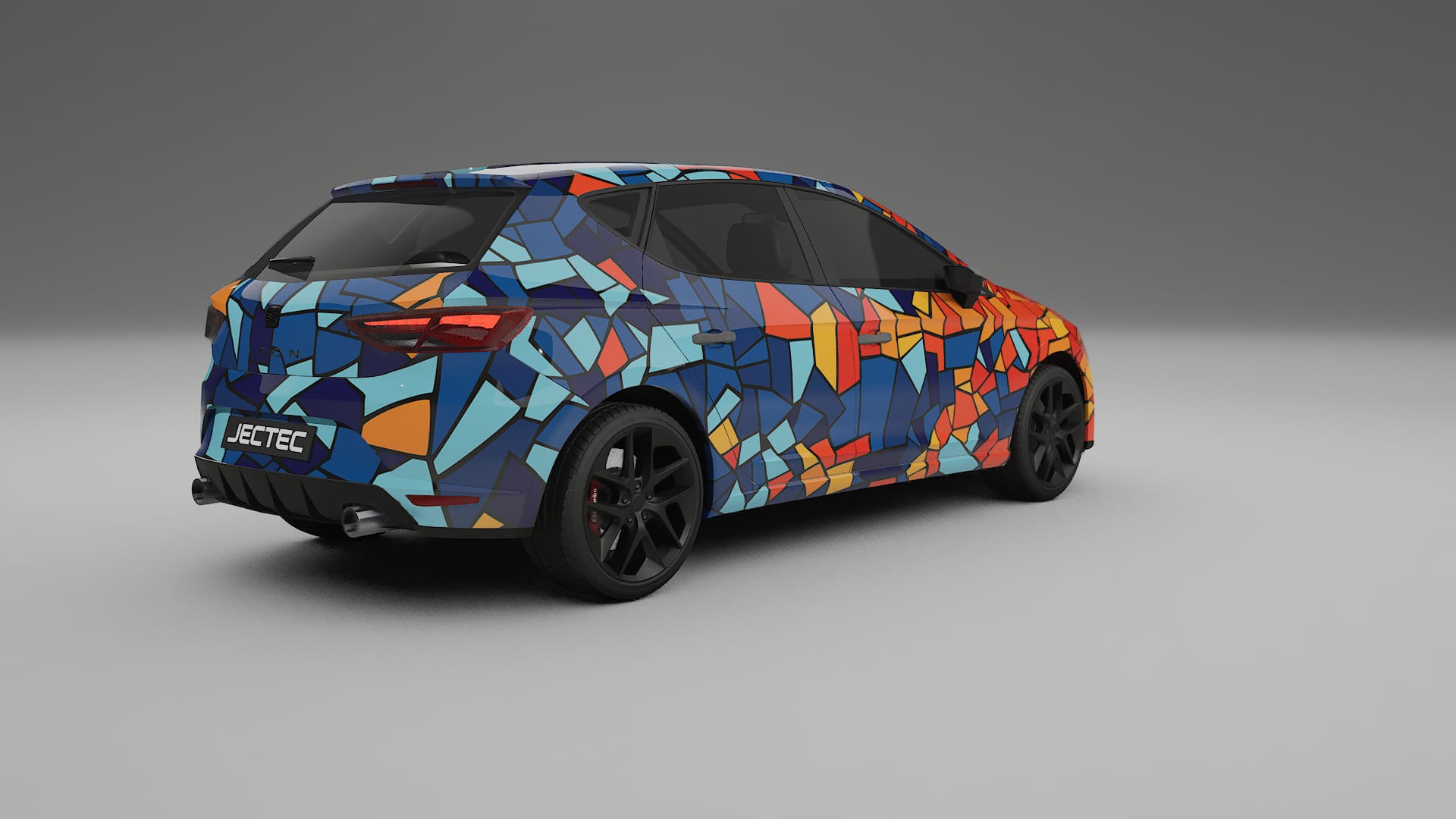 Seat Leon FR 5F BARCELONA – Kit Wrap PPF Personalizat din Folie de Poliuretan Imprimabilă