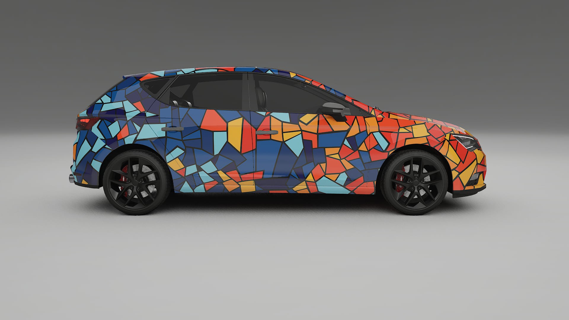 Seat Leon FR 5F BARCELONA – Kit Wrap PPF Personalizat din Folie de Poliuretan Imprimabilă