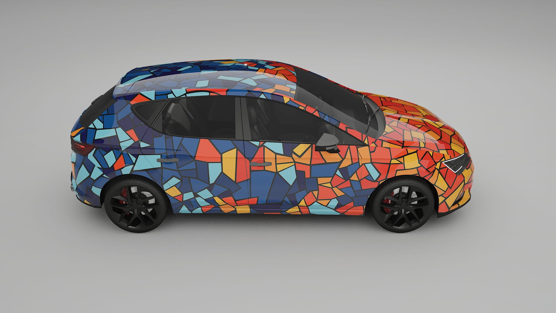 Seat Leon FR 5F BARCELONA – Kit Wrap PPF Personalizat din Folie de Poliuretan Imprimabilă