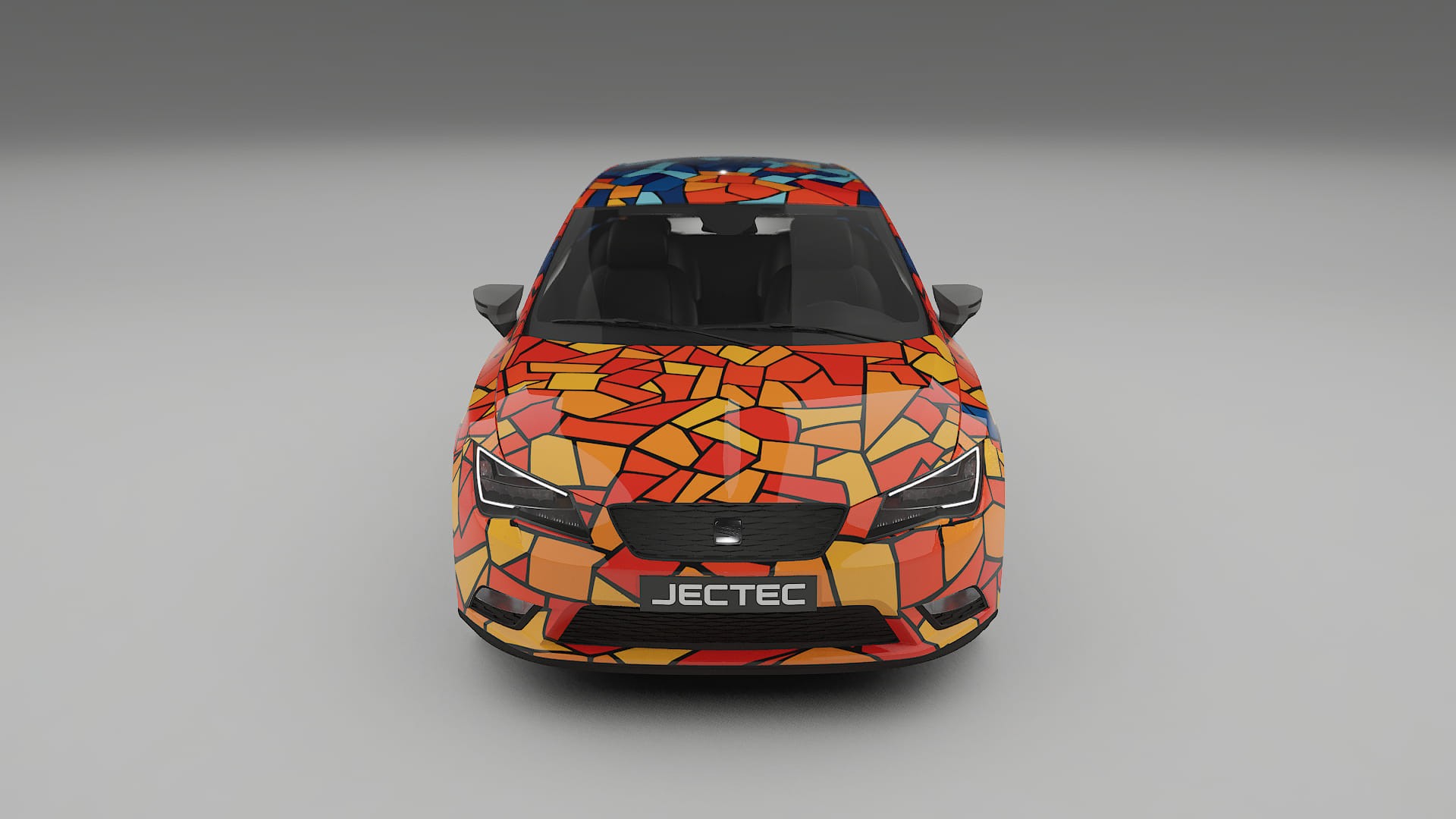Seat Leon FR 5F BARCELONA – Kit Wrap PPF Personalizat din Folie de Poliuretan Imprimabilă