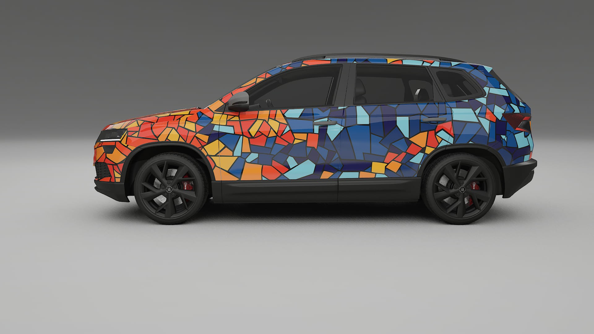 Škoda Karoq NU7 BARCELONA – Kit Wrap PPF Personalizat din Folie de Poliuretan Imprimabilă