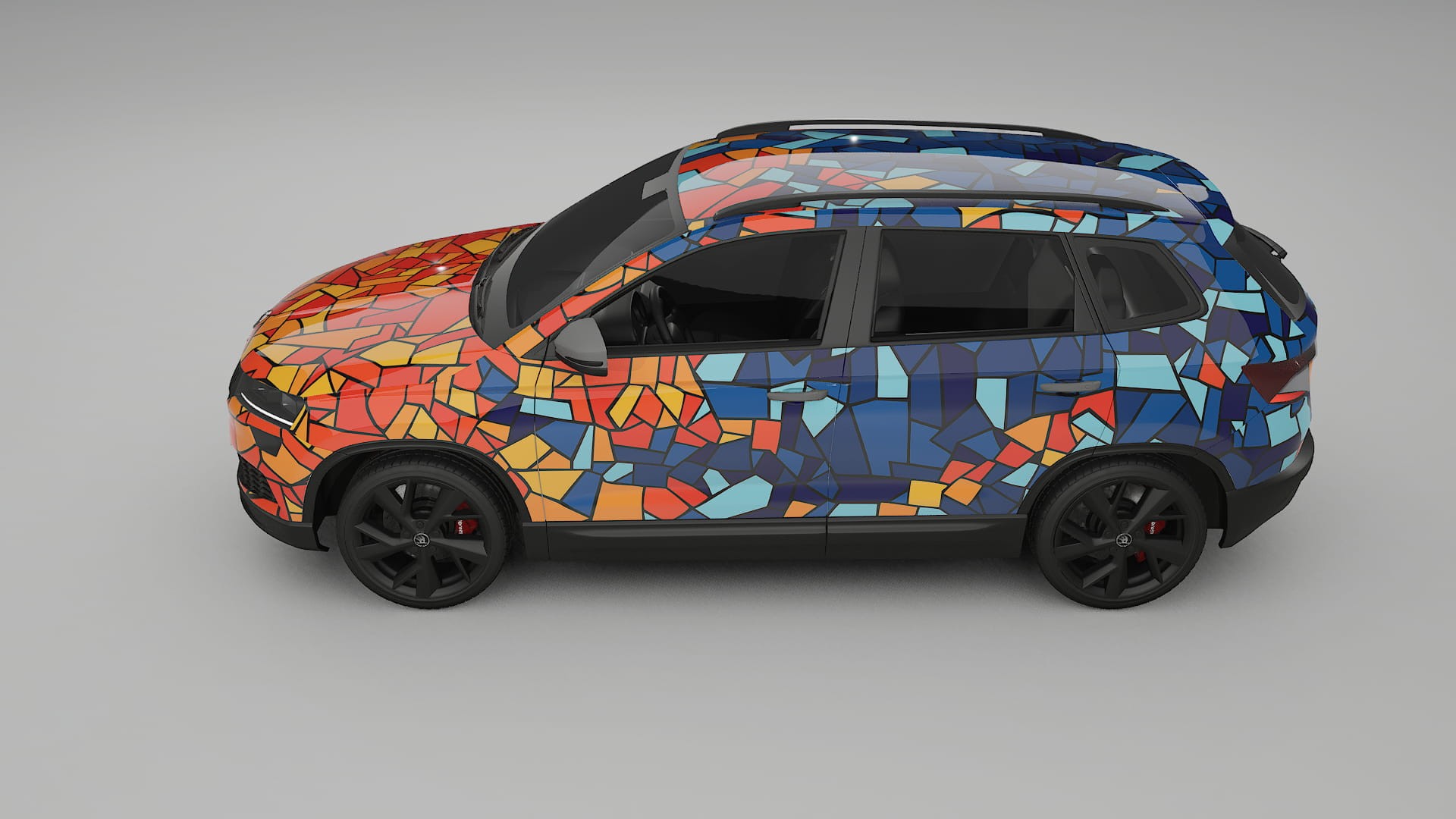 Škoda Karoq NU7 BARCELONA – Kit Wrap PPF Personalizat din Folie de Poliuretan Imprimabilă