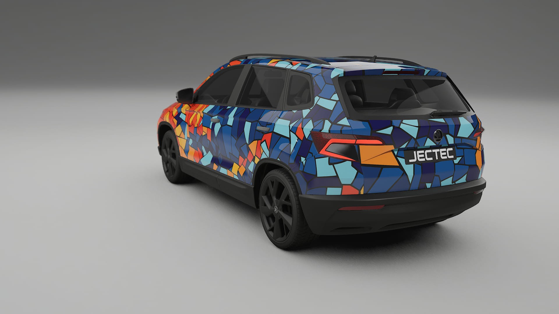 Škoda Karoq NU7 BARCELONA – Kit Wrap PPF Personalizat din Folie de Poliuretan Imprimabilă
