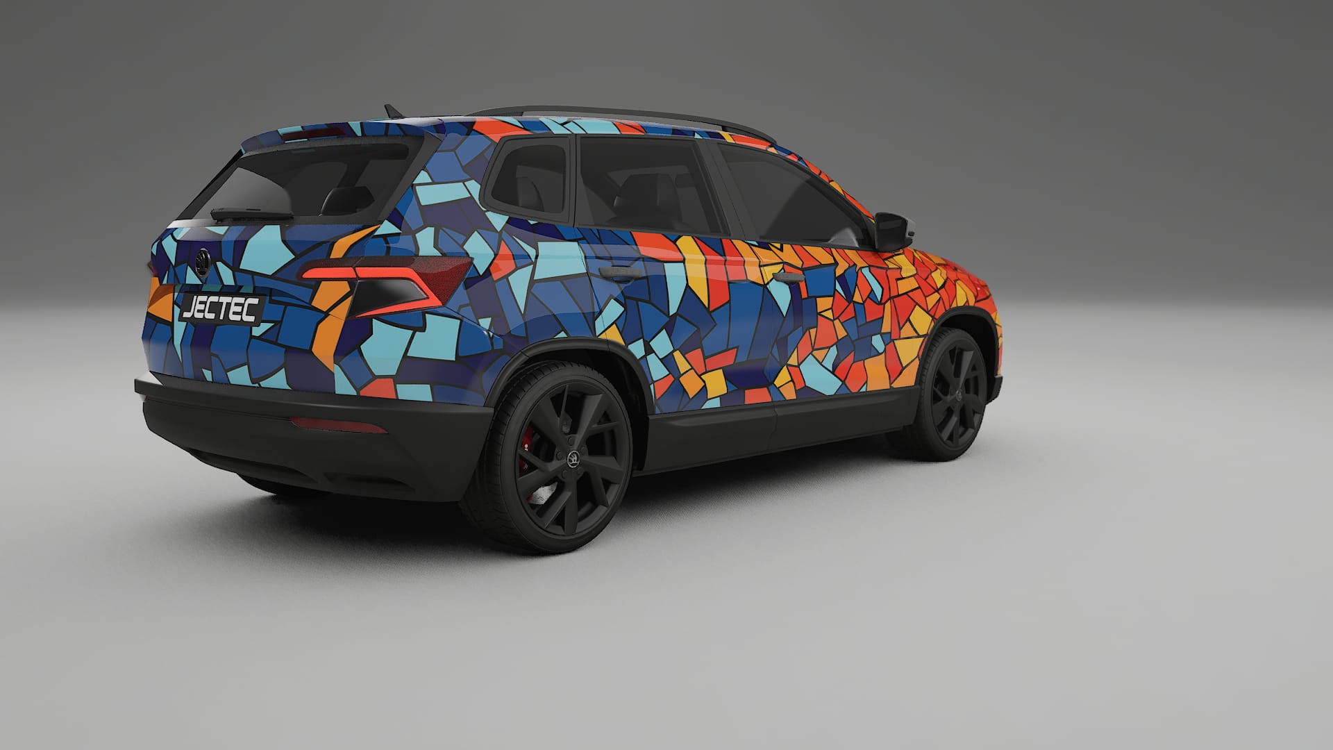Škoda Karoq NU7 BARCELONA – Kit Wrap PPF Personalizat din Folie de Poliuretan Imprimabilă