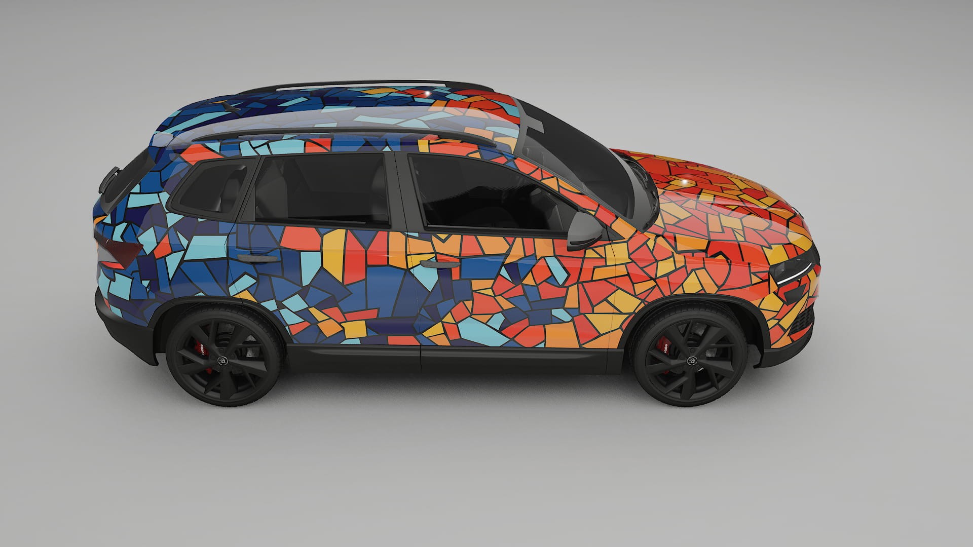 Škoda Karoq NU7 BARCELONA – Kit Wrap PPF Personalizat din Folie de Poliuretan Imprimabilă