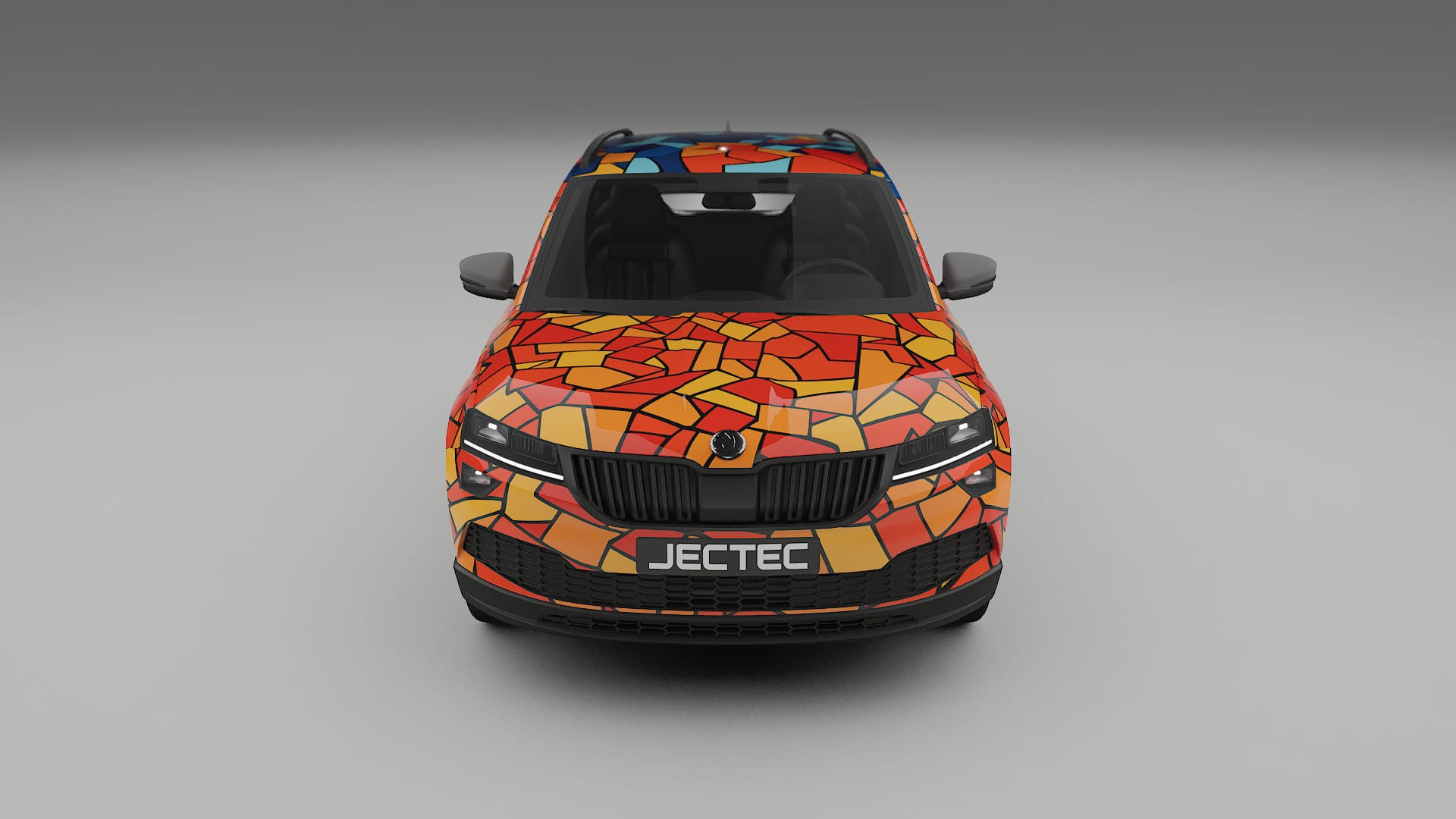 Škoda Karoq NU7 BARCELONA – Kit Wrap PPF Personalizat din Folie de Poliuretan Imprimabilă