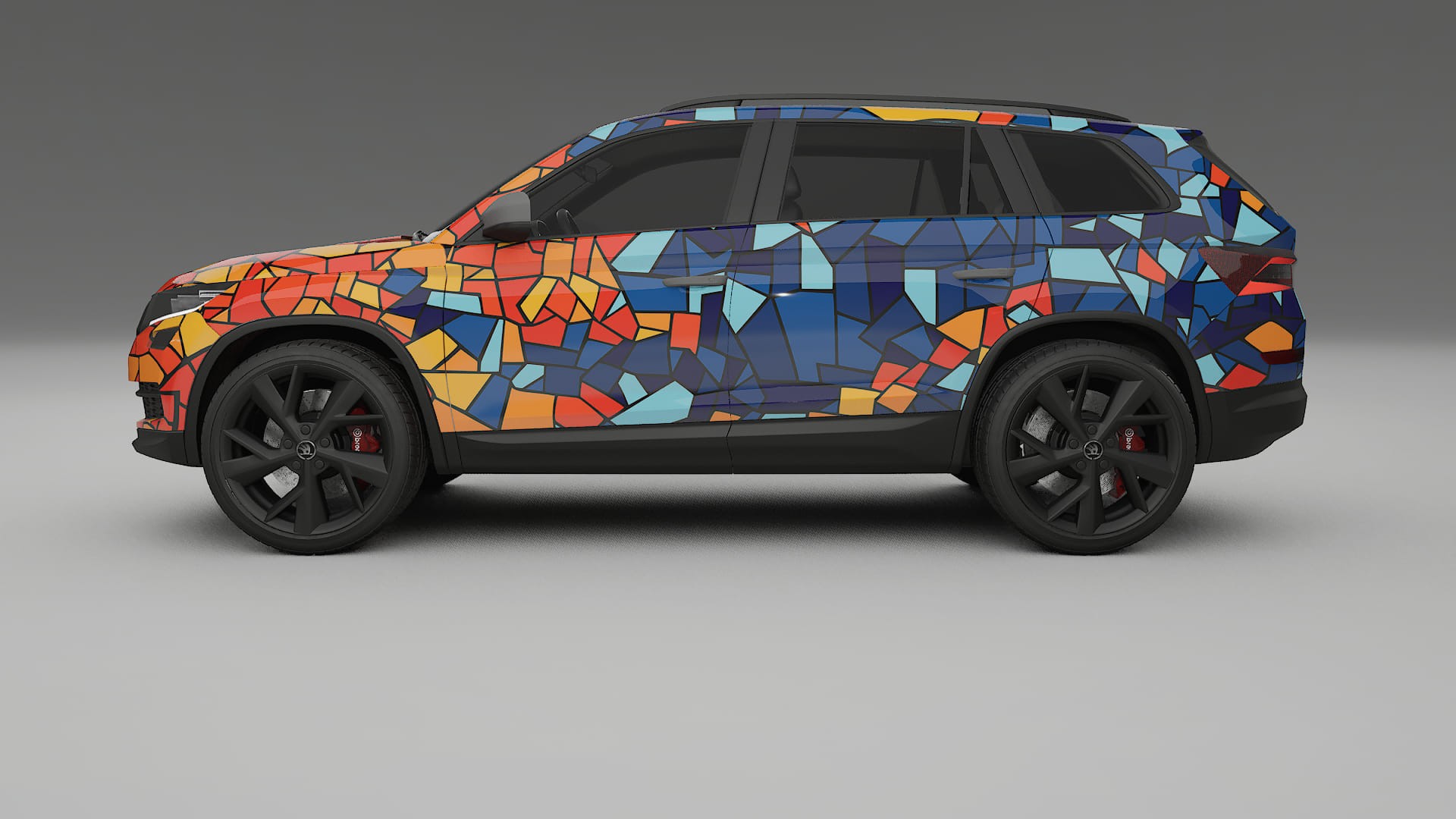 Škoda Kodiaq NS7 BARCELONA – Kit Wrap PPF Personalizat din Folie de Poliuretan Imprimabilă
