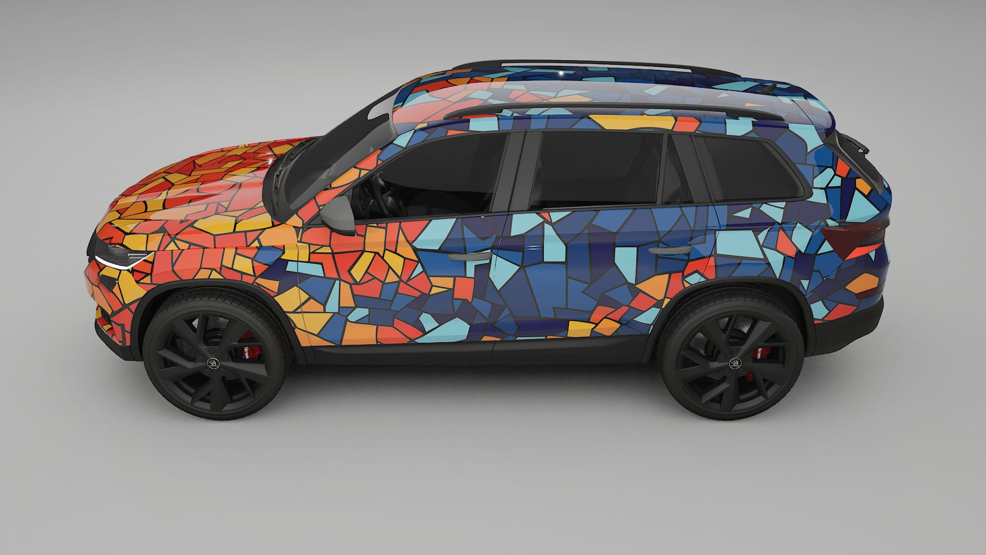 Škoda Kodiaq NS7 BARCELONA – Kit Wrap PPF Personalizat din Folie de Poliuretan Imprimabilă