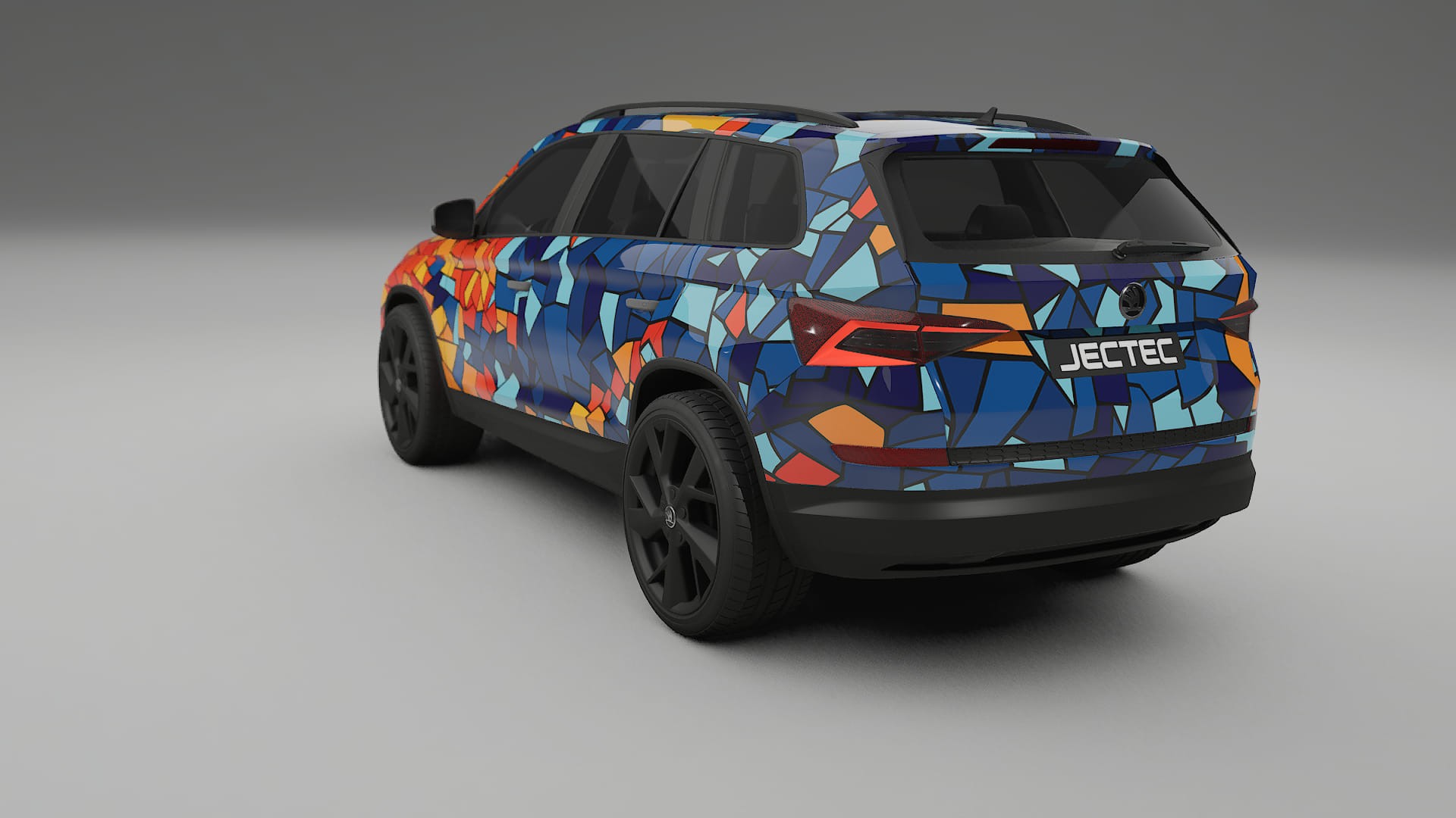 Škoda Kodiaq NS7 BARCELONA – Kit Wrap PPF Personalizat din Folie de Poliuretan Imprimabilă