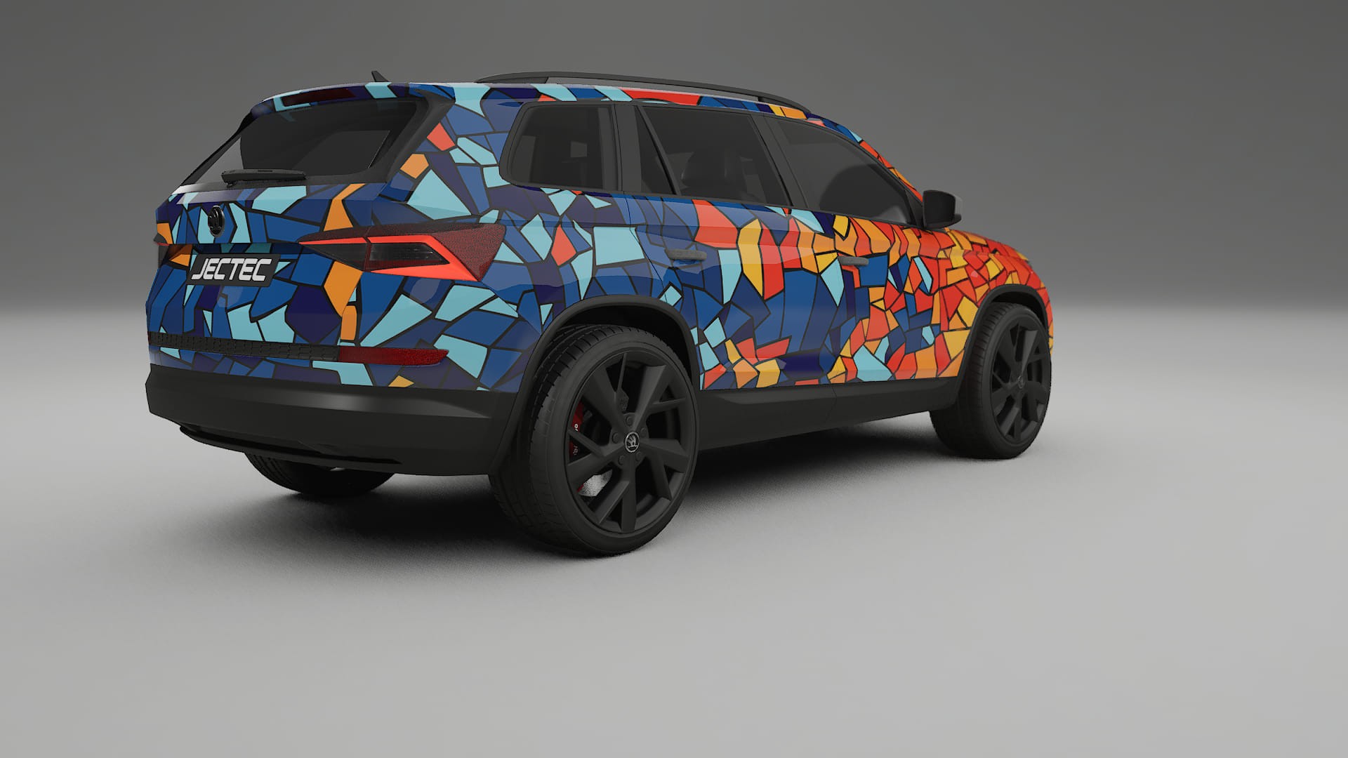 Škoda Kodiaq NS7 BARCELONA – Kit Wrap PPF Personalizat din Folie de Poliuretan Imprimabilă