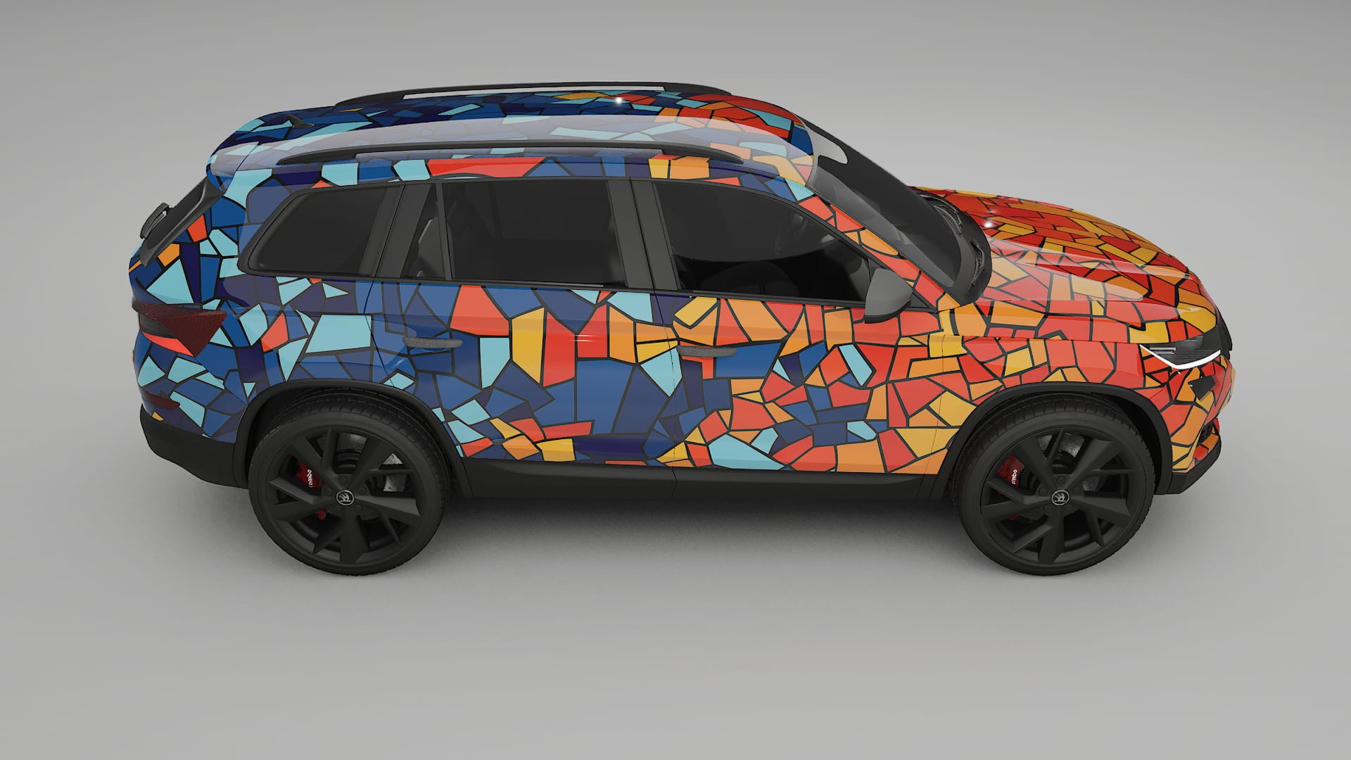 Škoda Kodiaq NS7 BARCELONA – Kit Wrap PPF Personalizat din Folie de Poliuretan Imprimabilă