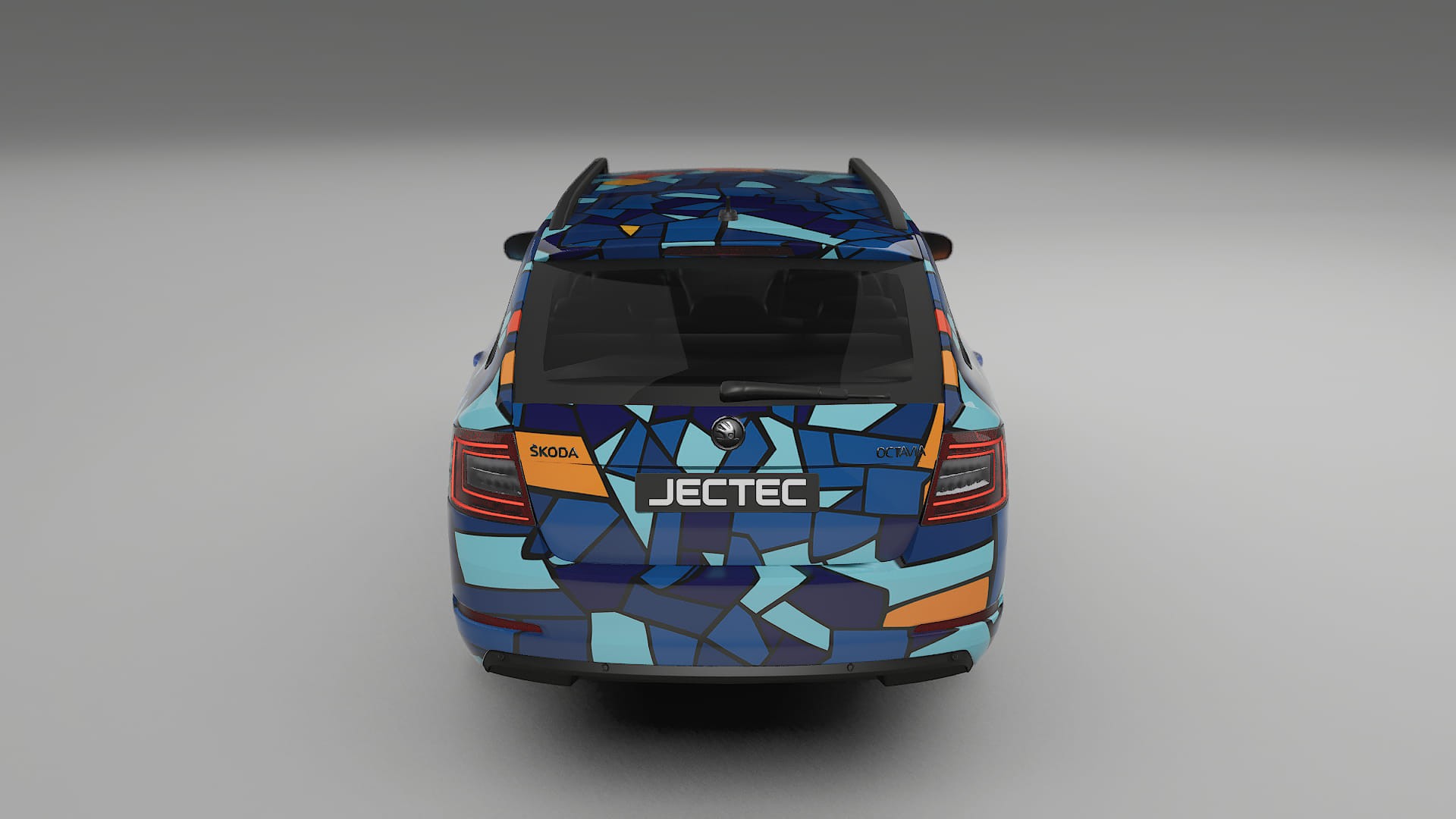 Škoda Octavia combi 5E BARCELONA – Kit Wrap PPF Personalizat din Folie de Poliuretan Imprimabilă