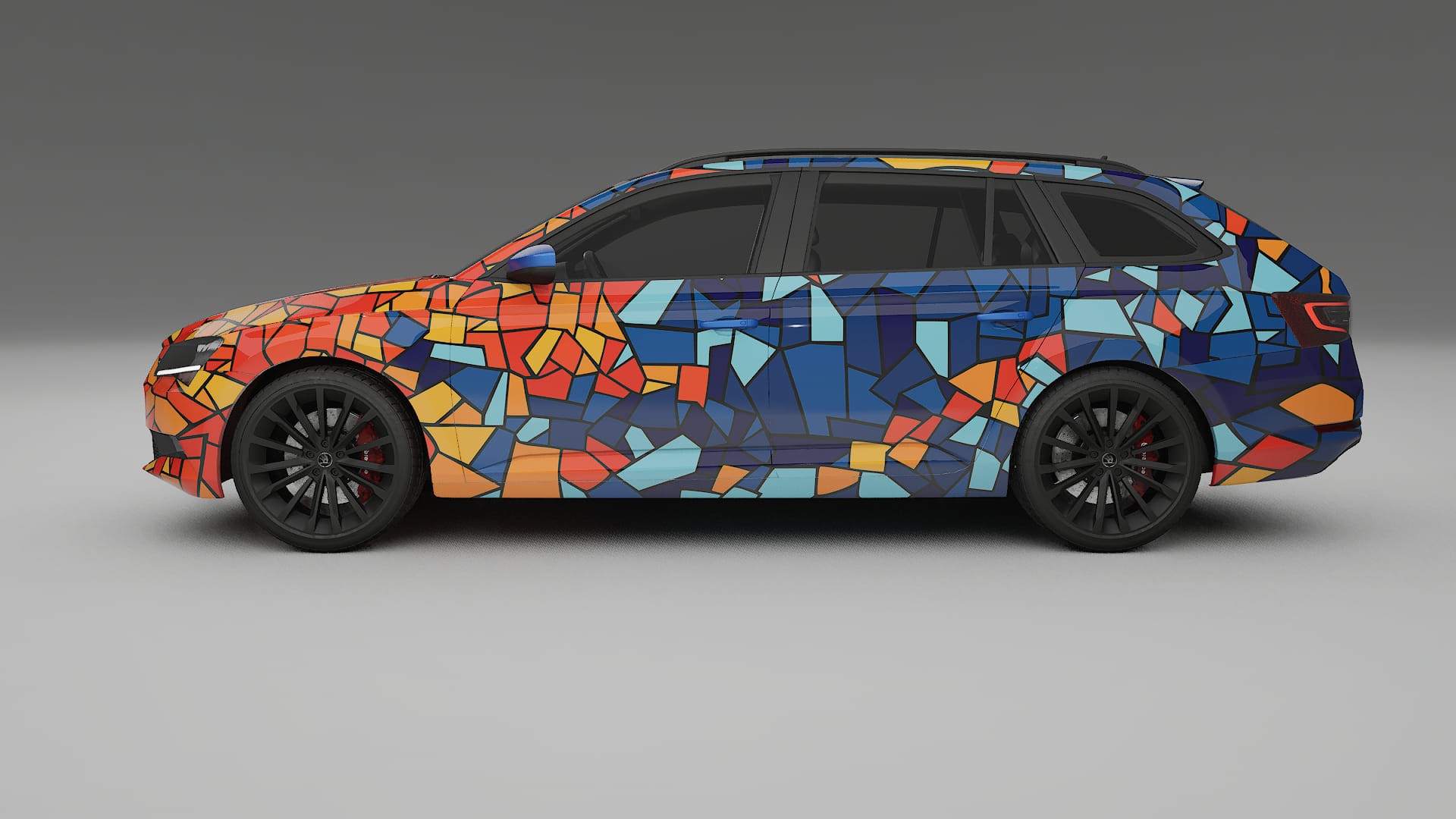 Škoda Superb B8 BARCELONA – Kit Wrap PPF Personalizat din Folie de Poliuretan Imprimabilă
