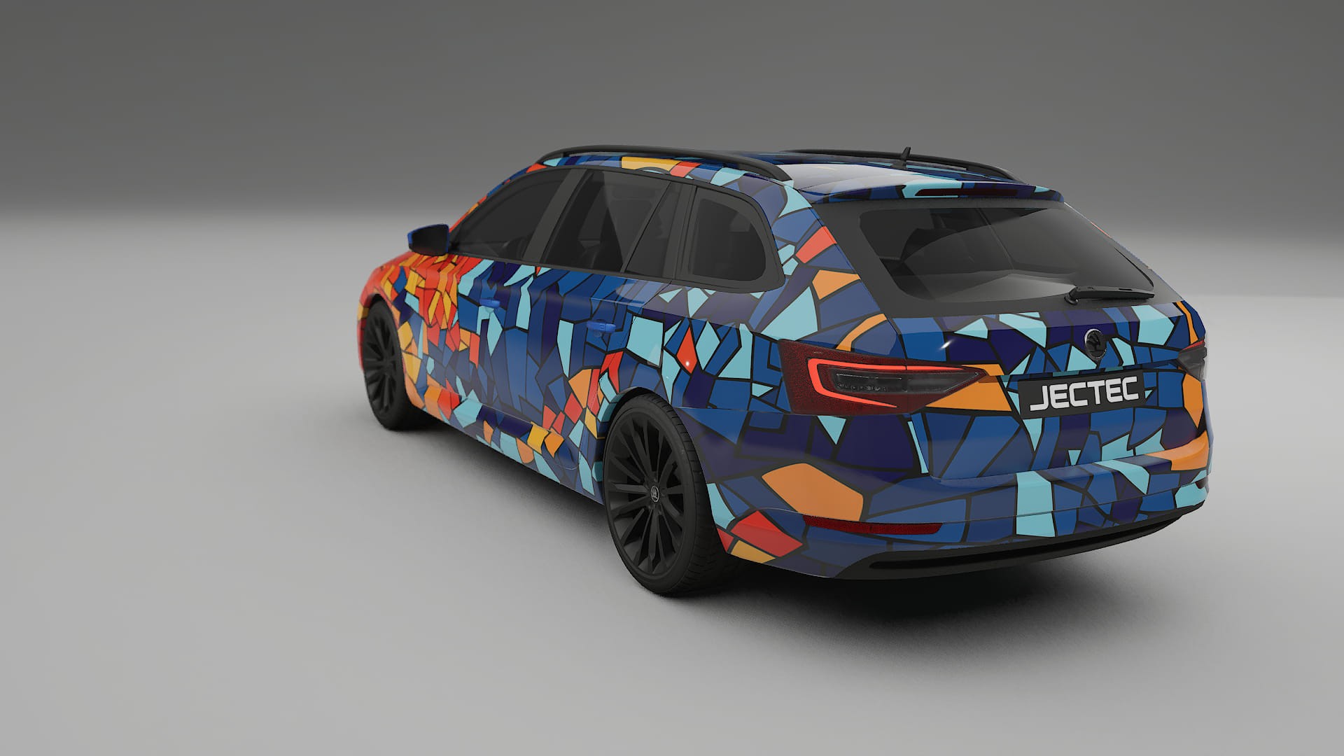 Škoda Superb B8 BARCELONA – Kit Wrap PPF Personalizat din Folie de Poliuretan Imprimabilă