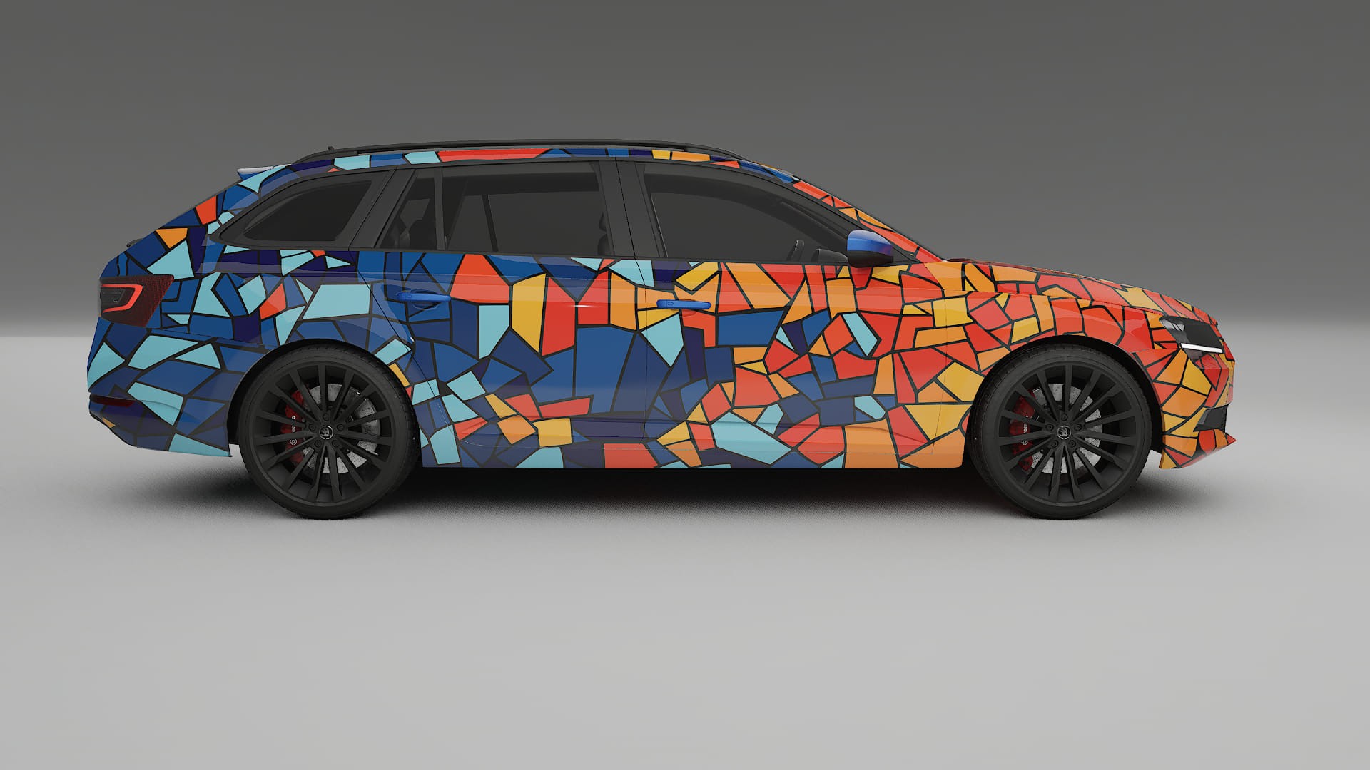 Škoda Superb B8 BARCELONA – Kit Wrap PPF Personalizat din Folie de Poliuretan Imprimabilă