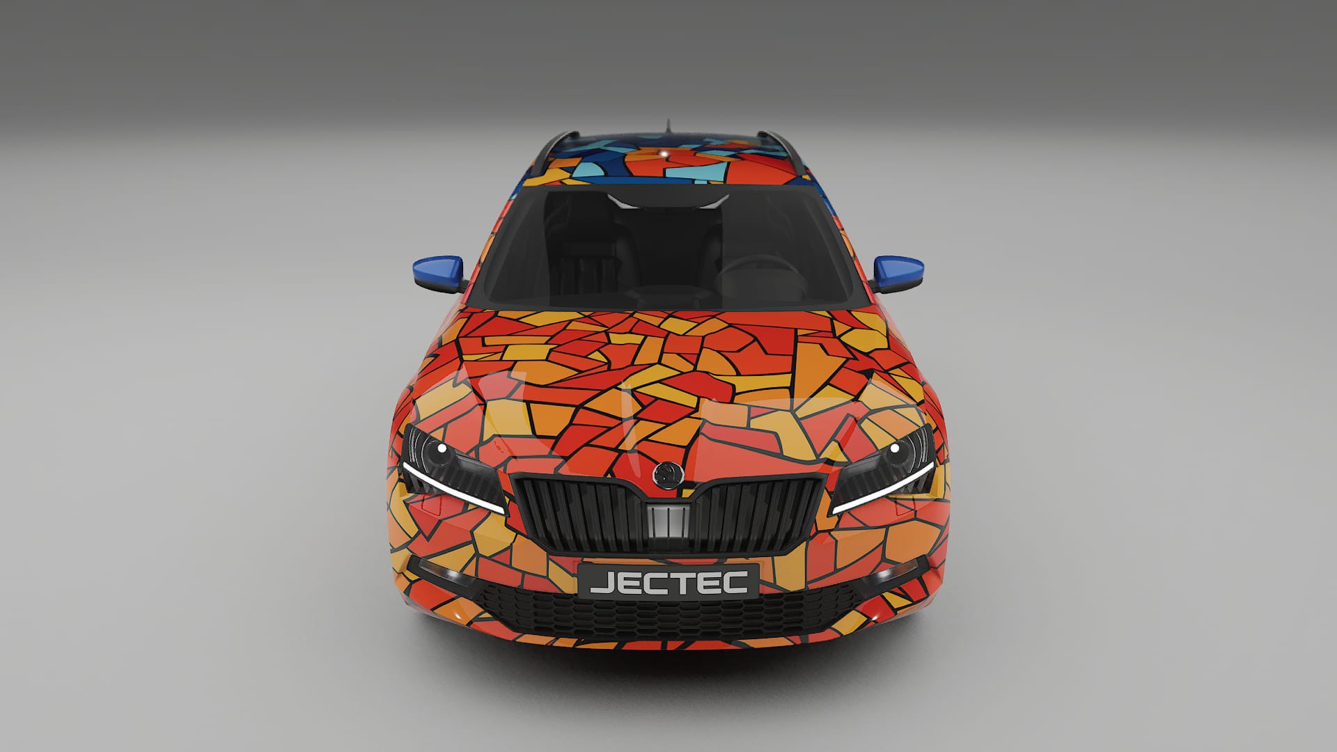 Škoda Superb B8 BARCELONA – Kit Wrap PPF Personalizat din Folie de Poliuretan Imprimabilă