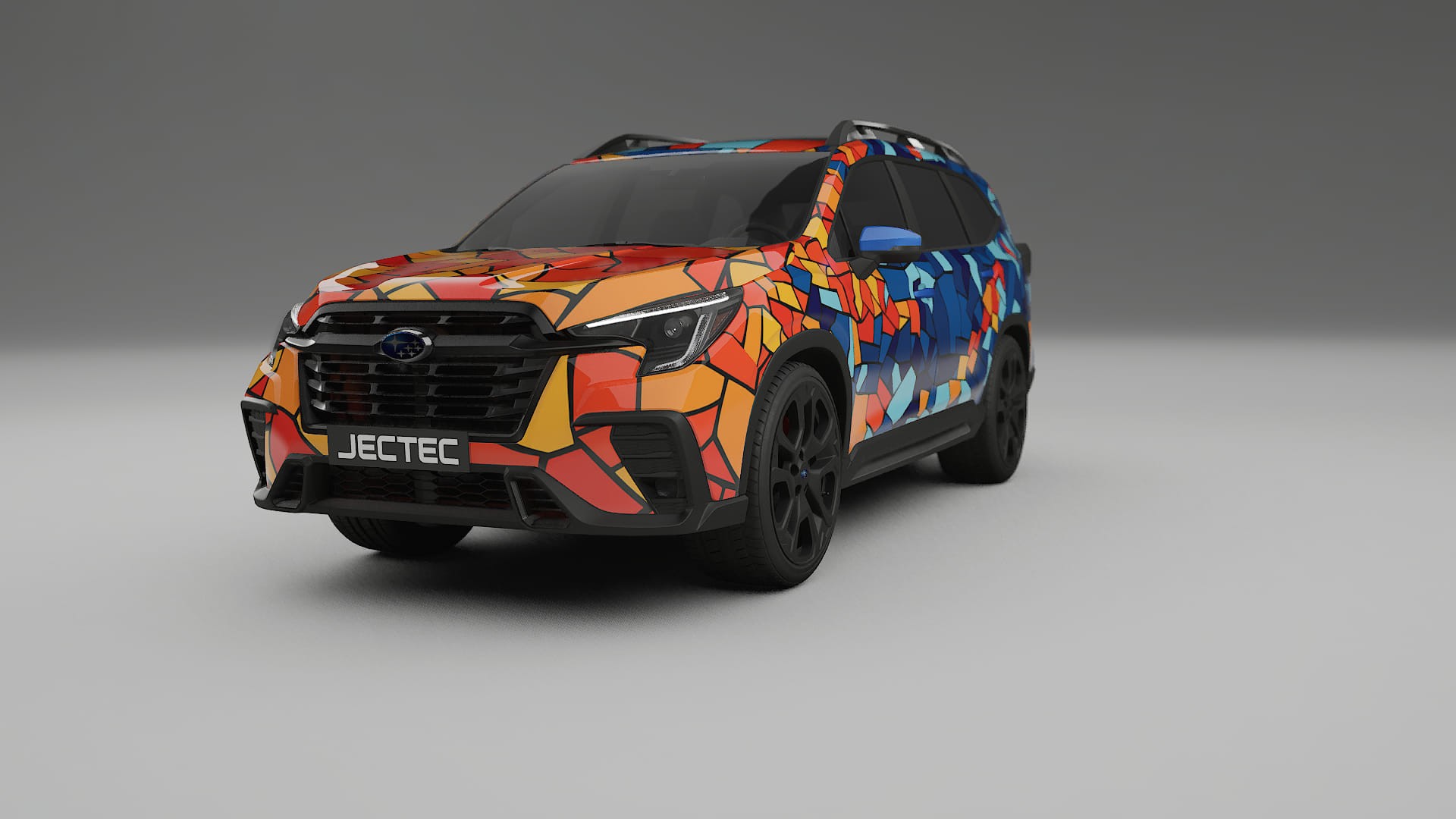 Subaru Ascent BT facelift LCI BARCELONA – Kit Wrap PPF Personalizat din Folie de Poliuretan Imprimabilă