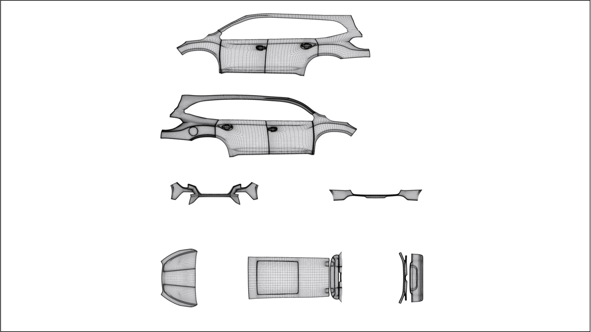 Subaru Ascent BT facelift LCI BARCELONA – Kit Wrap PPF Personalizat din Folie de Poliuretan Imprimabilă 2