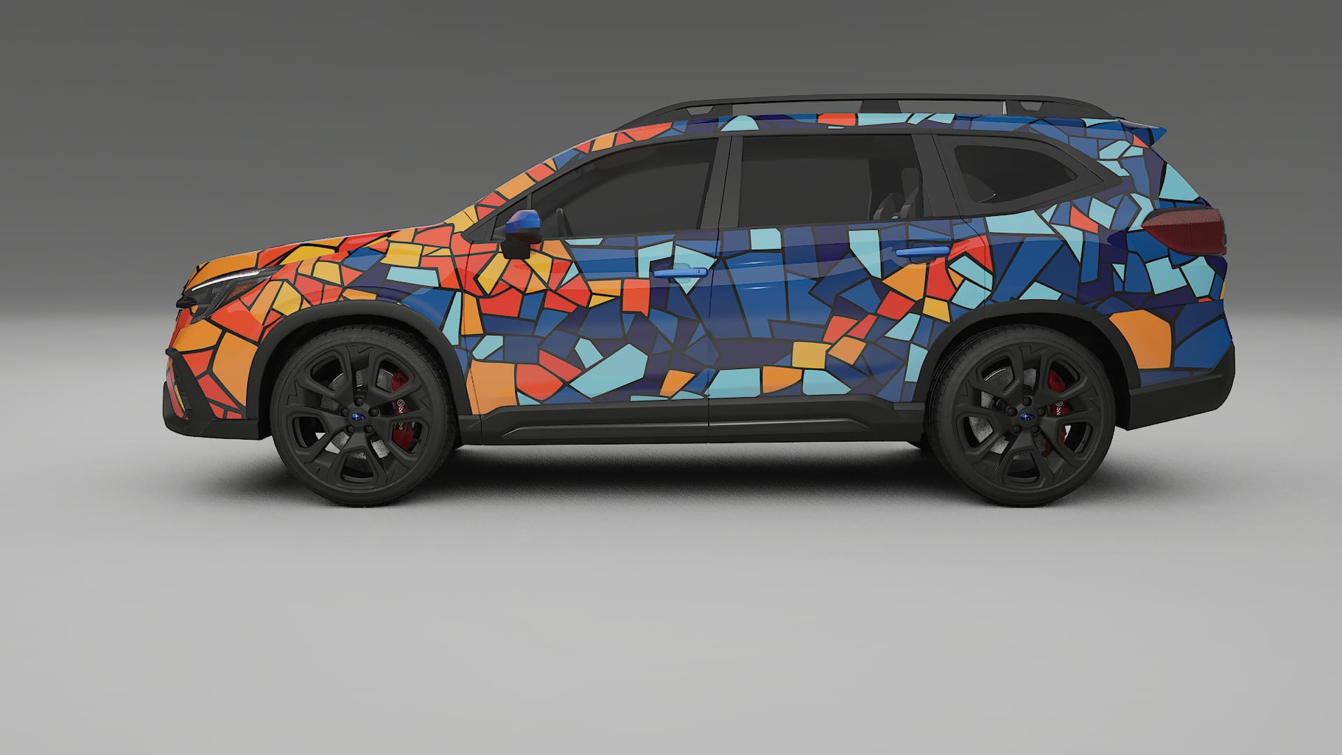 Subaru Ascent BT facelift LCI BARCELONA – Kit Wrap PPF Personalizat din Folie de Poliuretan Imprimabilă