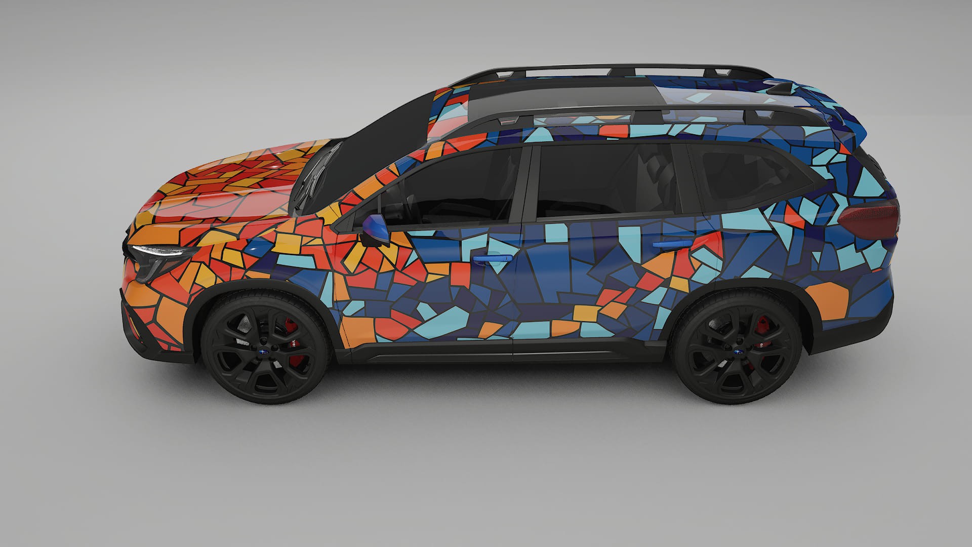 Subaru Ascent BT facelift LCI BARCELONA – Kit Wrap PPF Personalizat din Folie de Poliuretan Imprimabilă