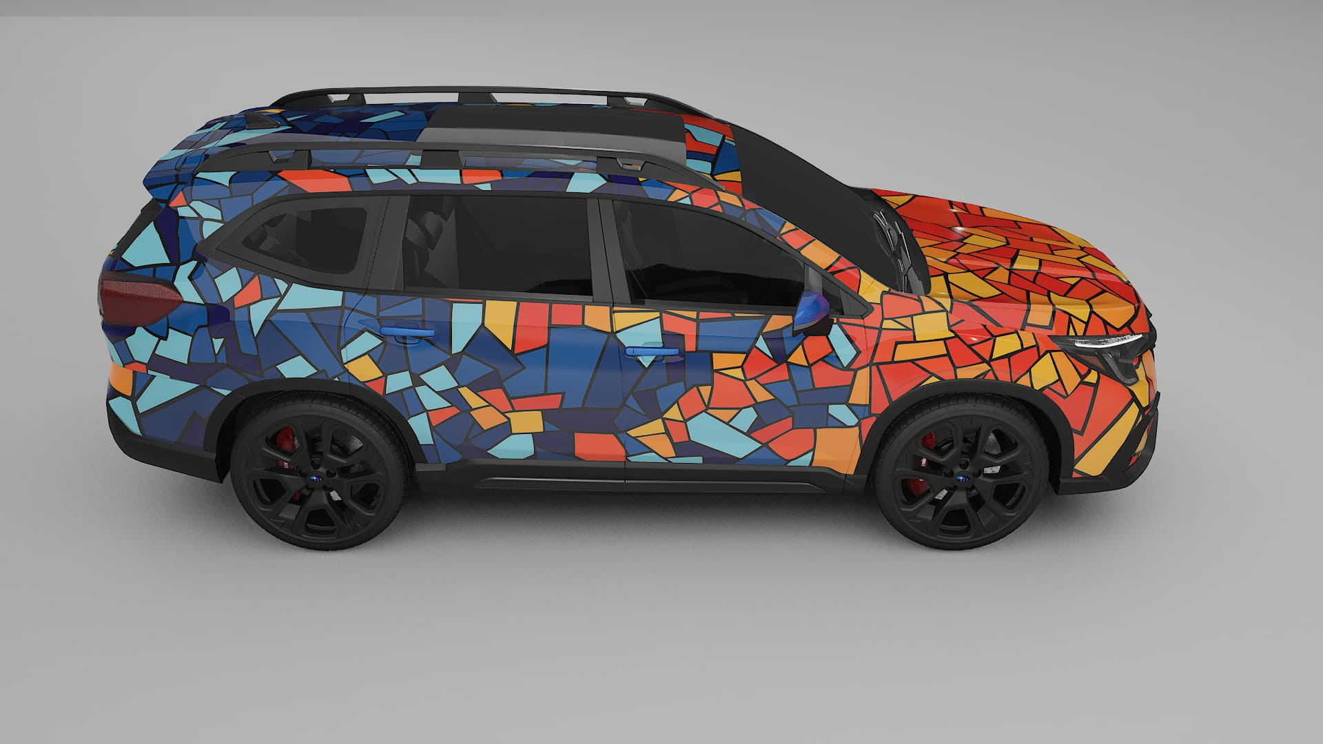 Subaru Ascent BT facelift LCI BARCELONA – Kit Wrap PPF Personalizat din Folie de Poliuretan Imprimabilă