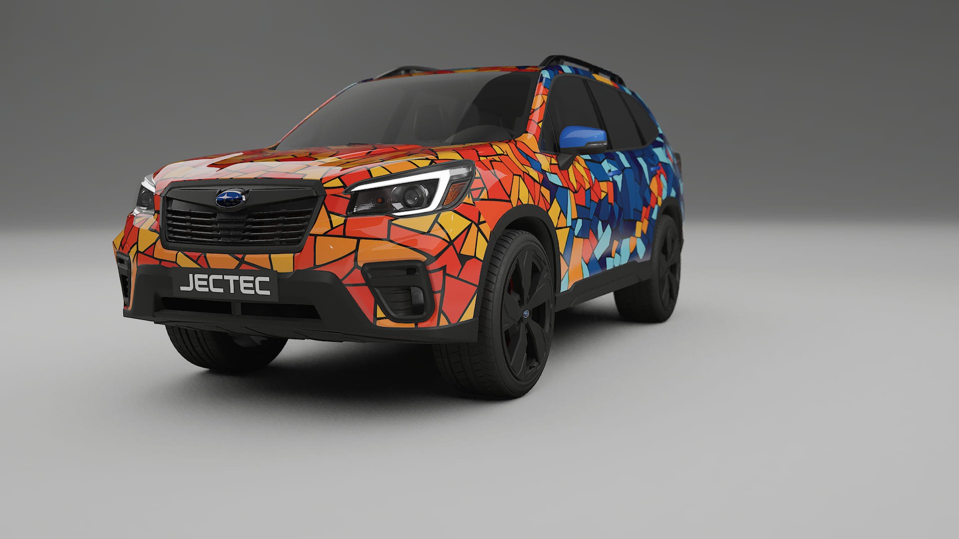 Subaru Forester V SK facelift LCI BARCELONA – Kit Wrap PPF Personalizat din Folie de Poliuretan Imprimabilă