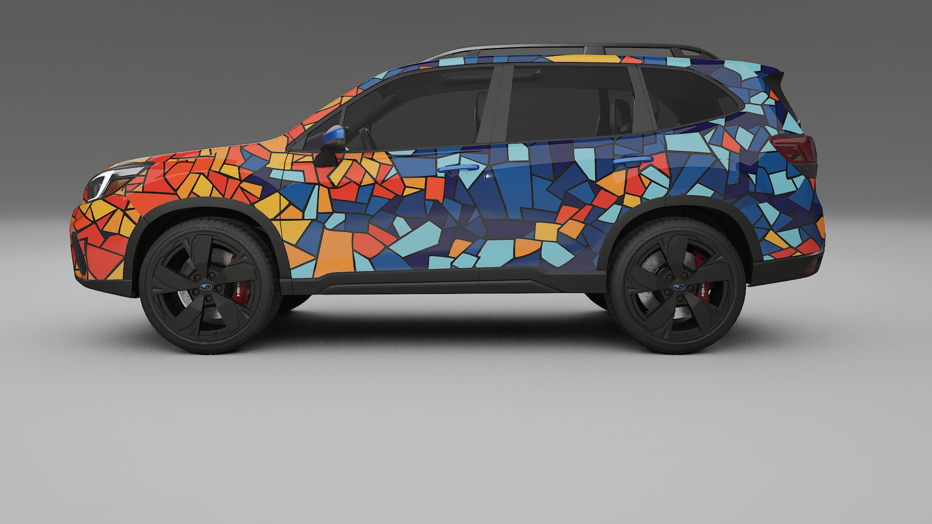 Subaru Forester V SK facelift LCI BARCELONA – Kit Wrap PPF Personalizat din Folie de Poliuretan Imprimabilă