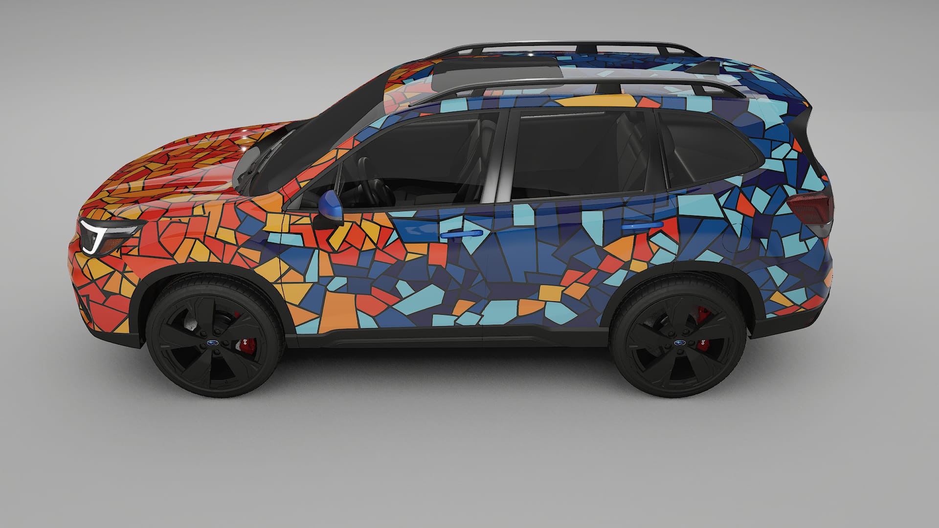 Subaru Forester V SK facelift LCI BARCELONA – Kit Wrap PPF Personalizat din Folie de Poliuretan Imprimabilă