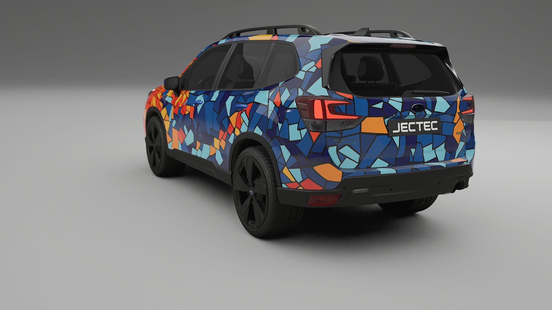 Subaru Forester V SK facelift LCI BARCELONA – Kit Wrap PPF Personalizat din Folie de Poliuretan Imprimabilă