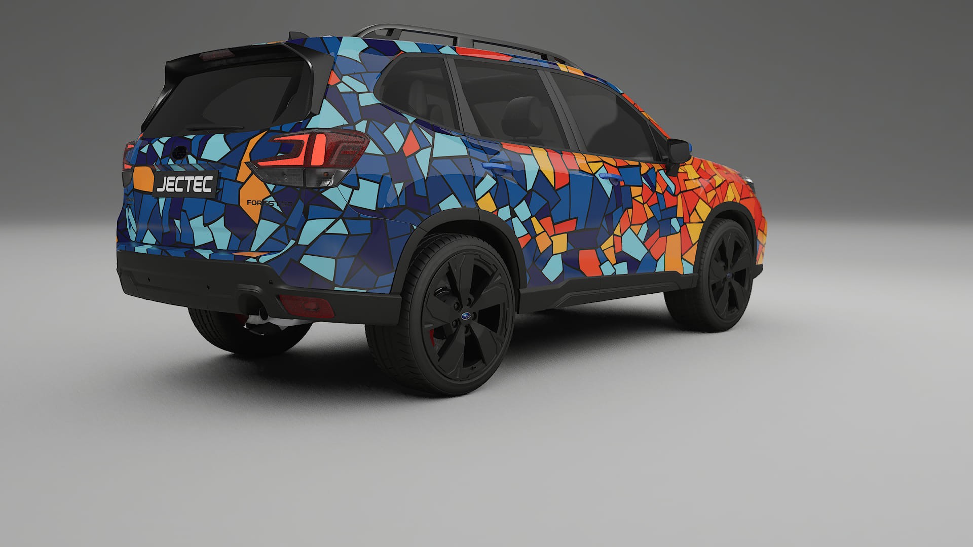 Subaru Forester V SK facelift LCI BARCELONA – Kit Wrap PPF Personalizat din Folie de Poliuretan Imprimabilă