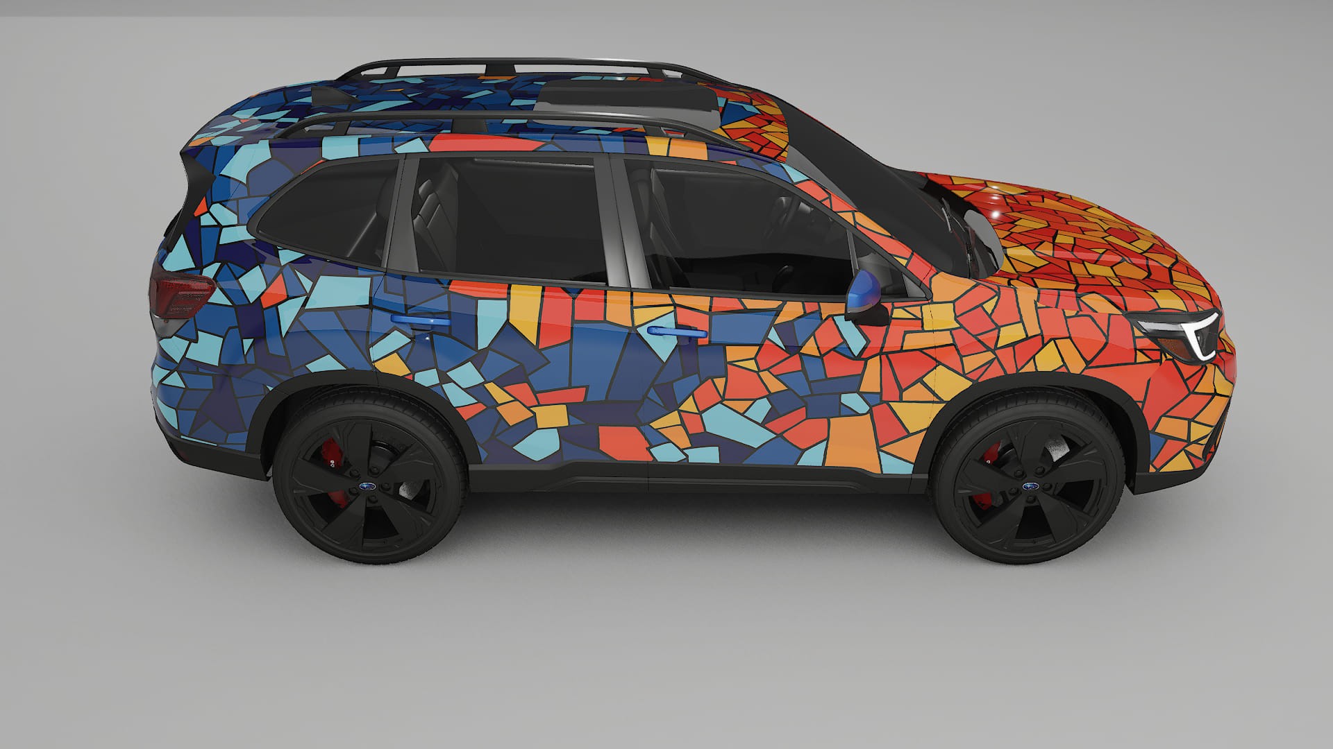 Subaru Forester V SK facelift LCI BARCELONA – Kit Wrap PPF Personalizat din Folie de Poliuretan Imprimabilă