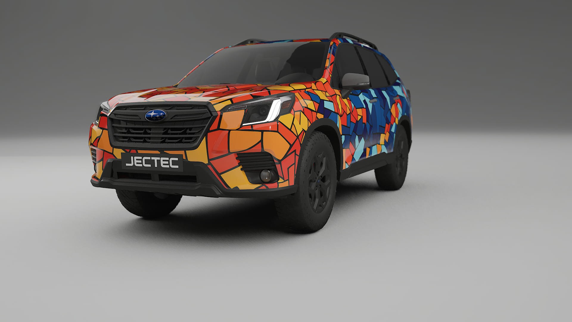 Subaru Forester V SK prefacelift pre-LCI BARCELONA – Kit Wrap PPF Personalizat din Folie de Poliuretan Imprimabilă