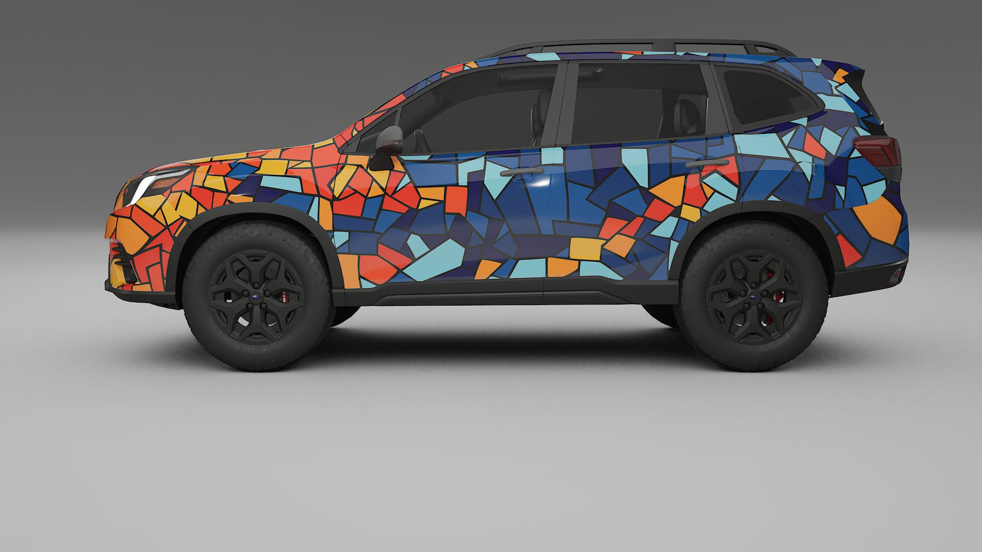 Subaru Forester V SK prefacelift pre-LCI BARCELONA – Kit Wrap PPF Personalizat din Folie de Poliuretan Imprimabilă