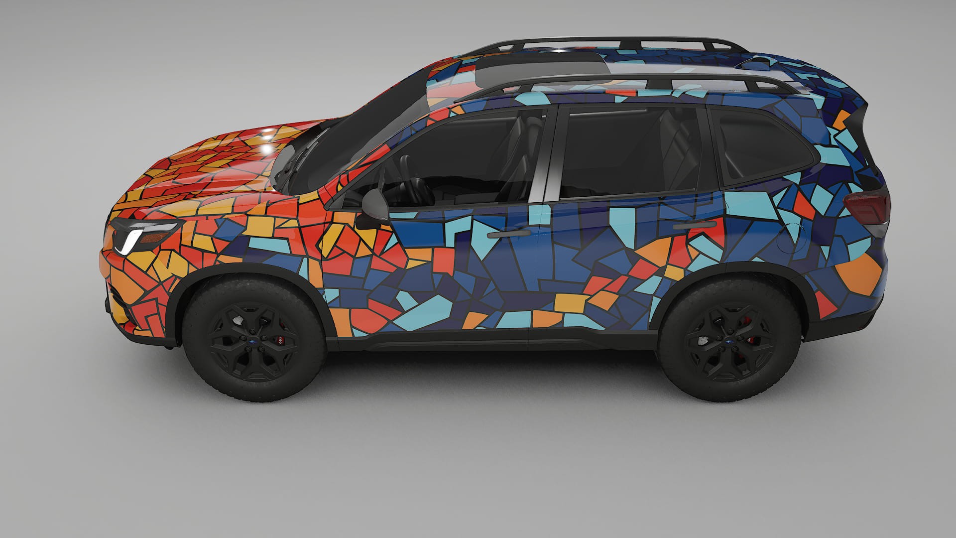 Subaru Forester V SK prefacelift pre-LCI BARCELONA – Kit Wrap PPF Personalizat din Folie de Poliuretan Imprimabilă