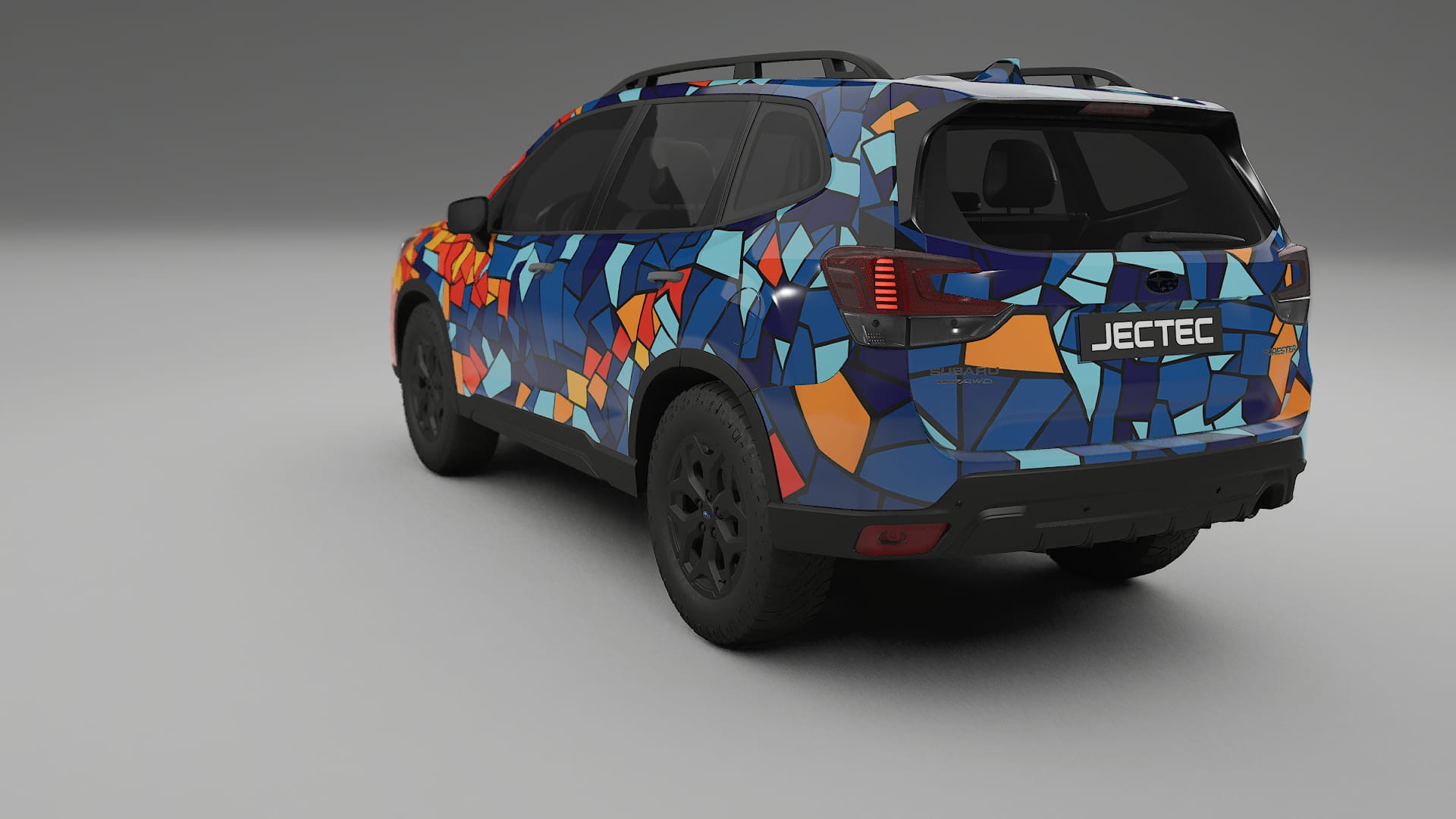 Subaru Forester V SK prefacelift pre-LCI BARCELONA – Kit Wrap PPF Personalizat din Folie de Poliuretan Imprimabilă